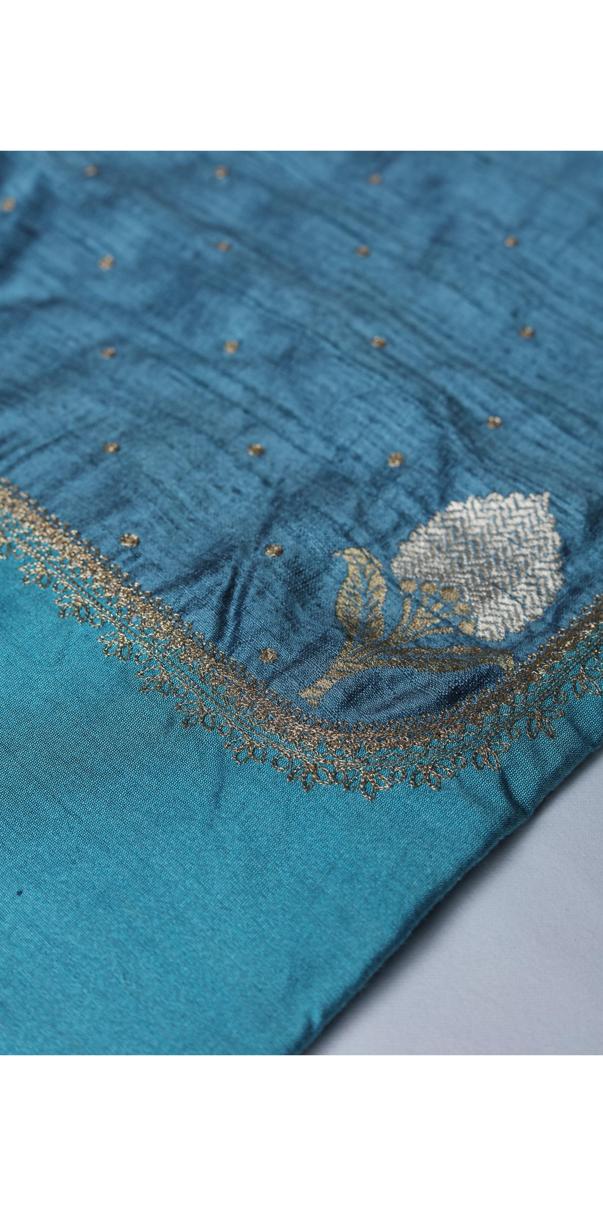 Cotton Silk 3 Piece Unstitched Set -294