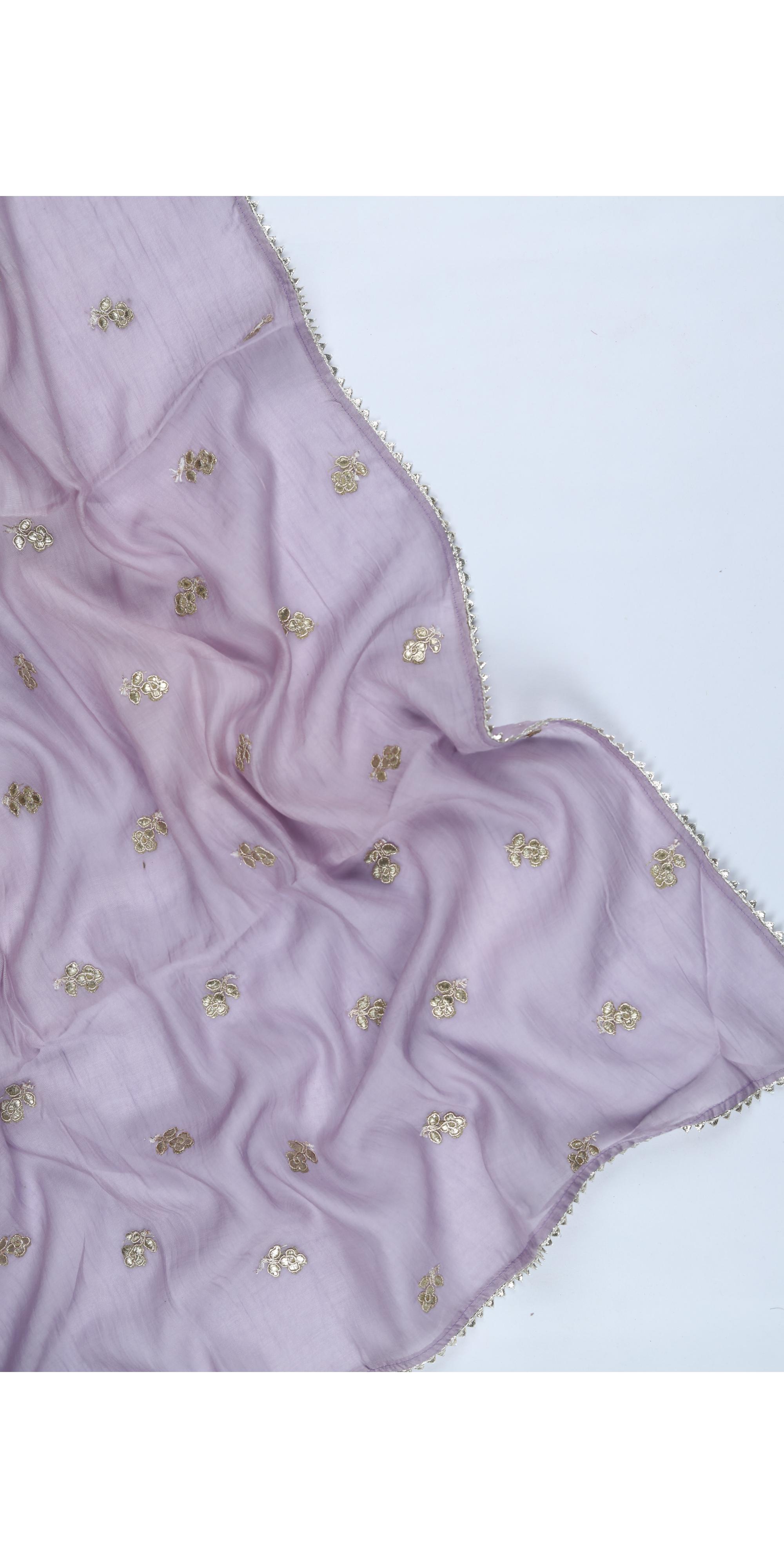 Cotton Silk 3 Piece Unstitched Set -296