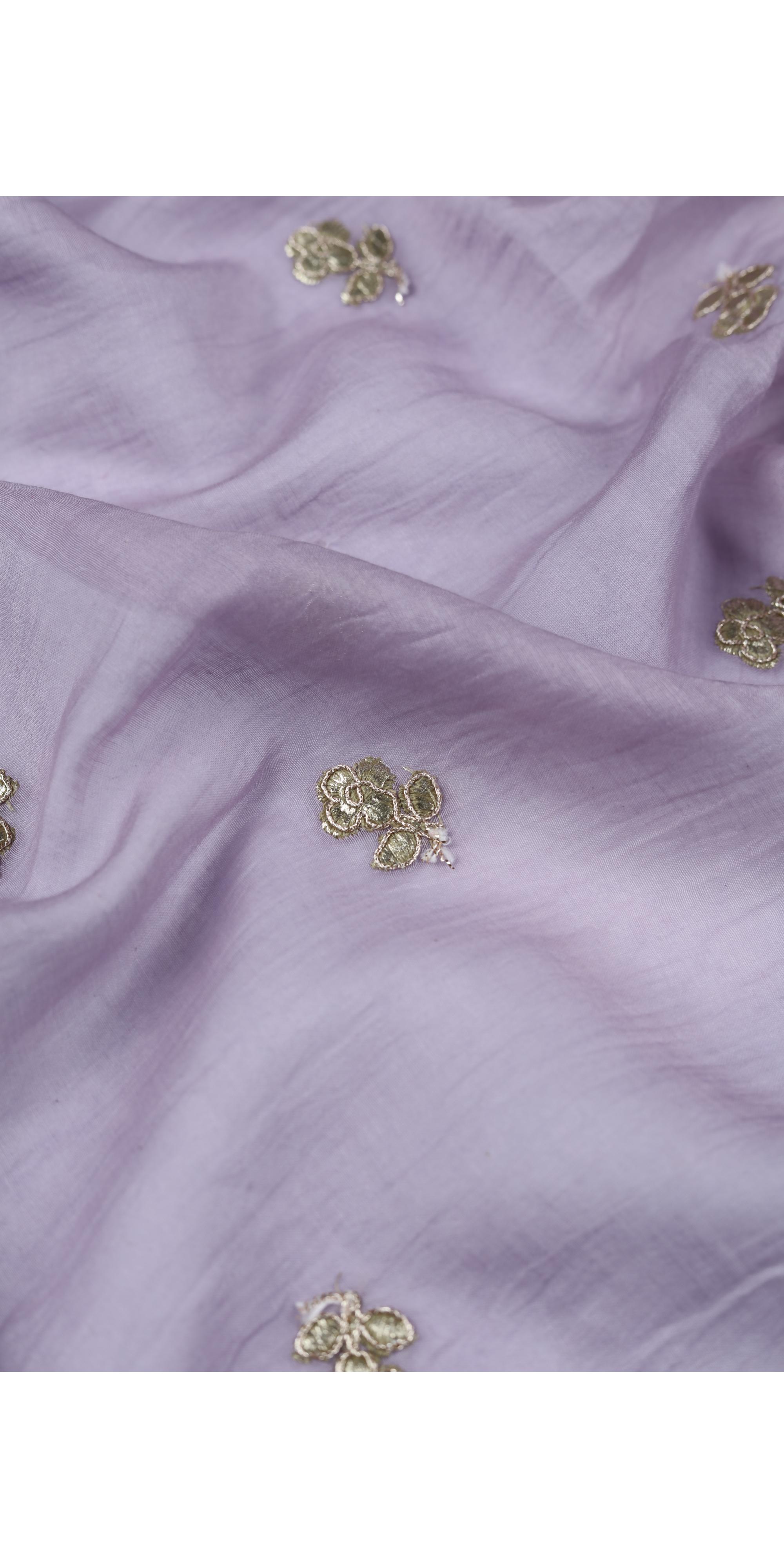 Cotton Silk 3 Piece Unstitched Set -296