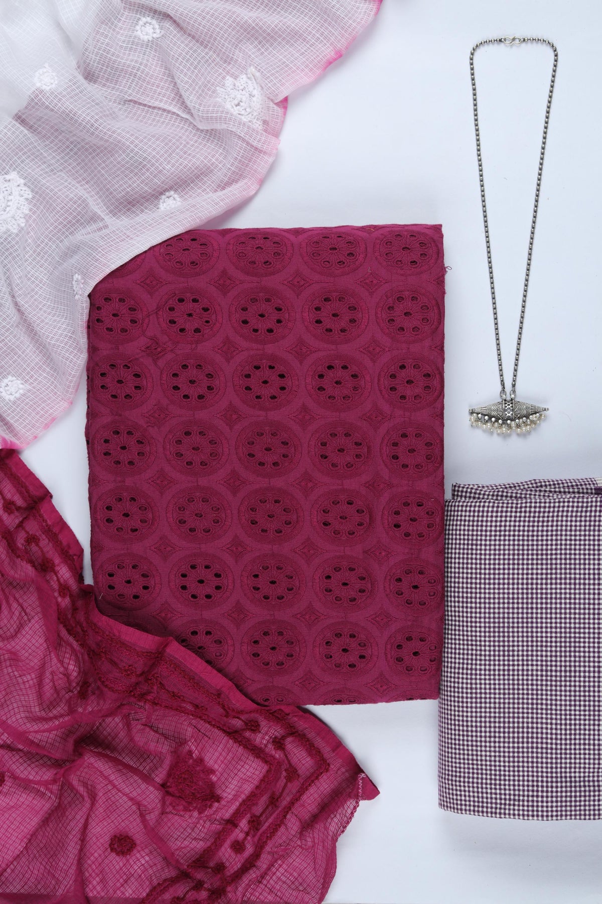 Cotton 3 Piece Unstitched Set -312