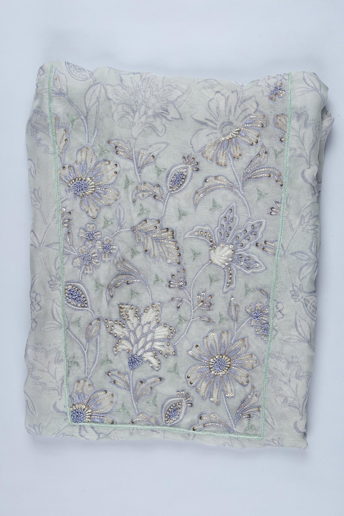 Cotton 3 Piece Unstitched Set -324