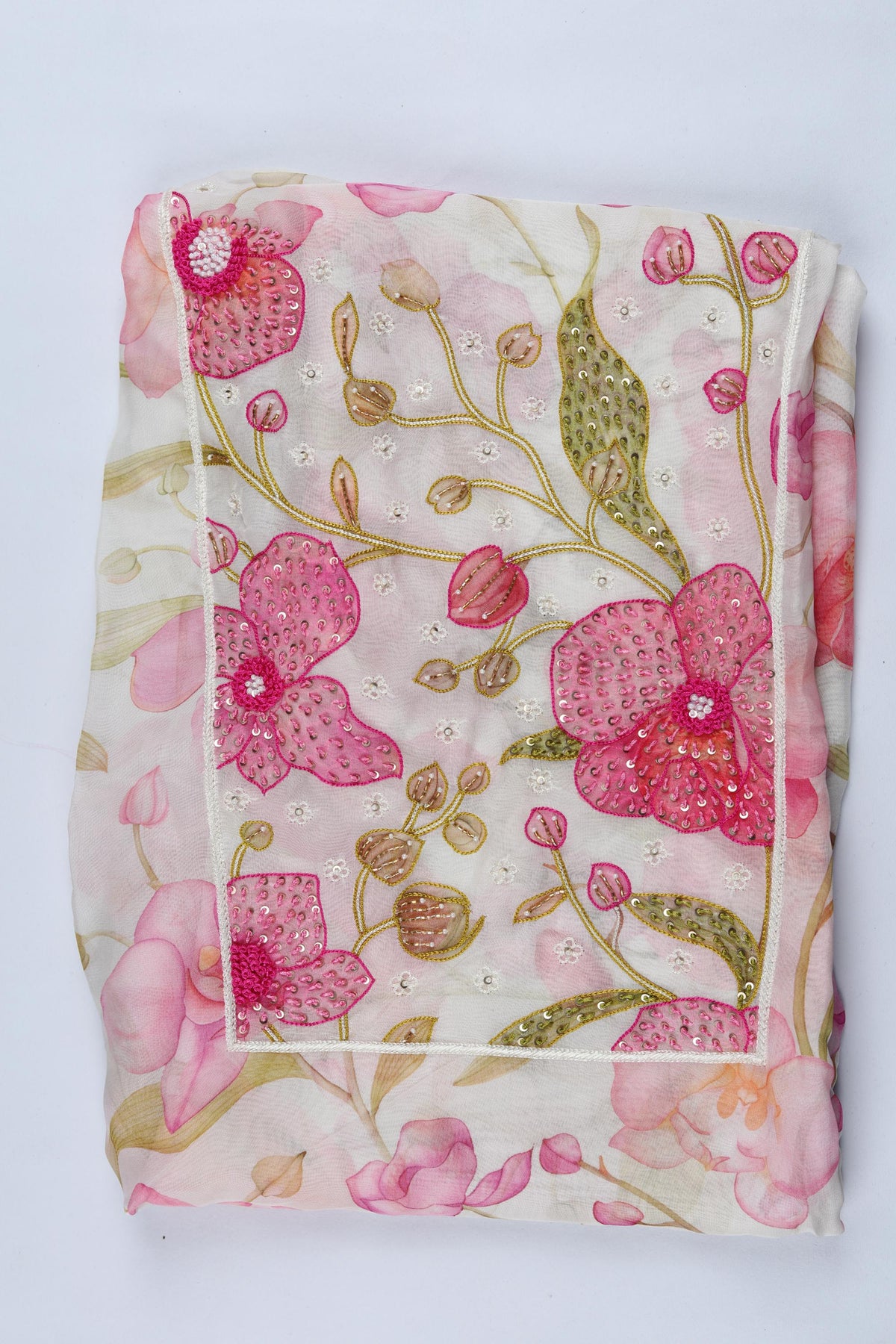 Cotton 3 Piece Unstitched Set -325