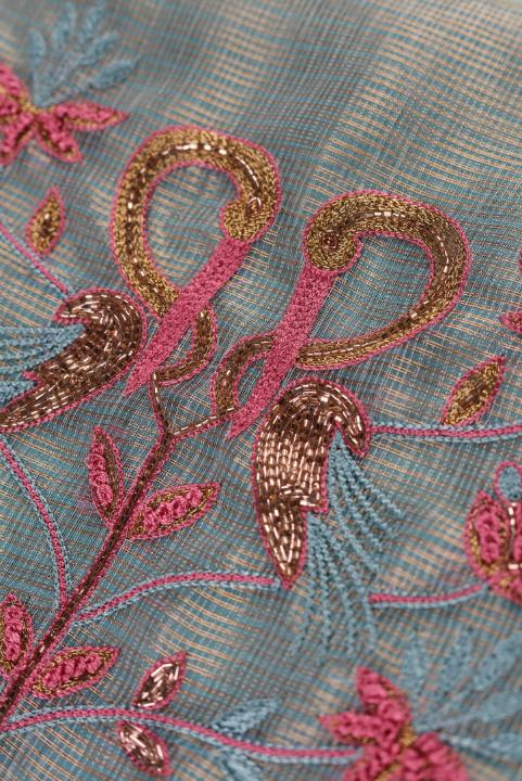 Embroidered Kota Set - 3
