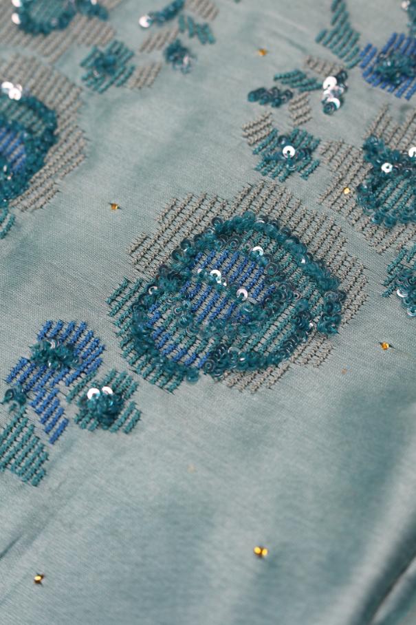 Embroidered Chanderi Set - 3
