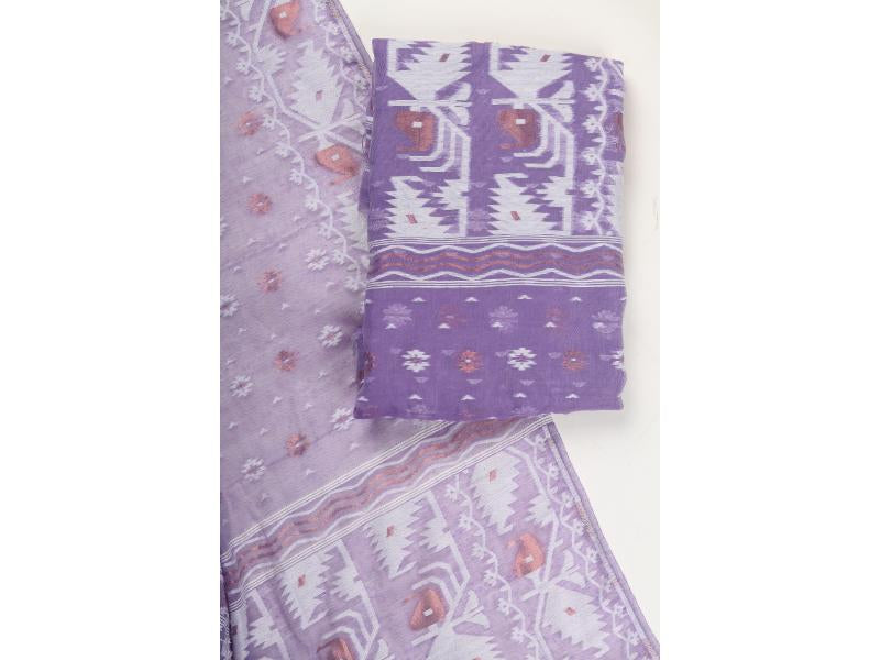 PURPLE JAMDANI
