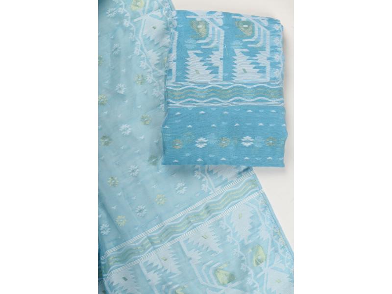 BLUE JAMDANI