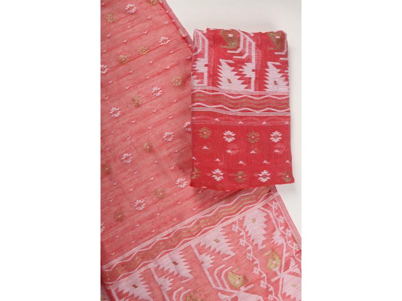Tomato Red JAMDANI