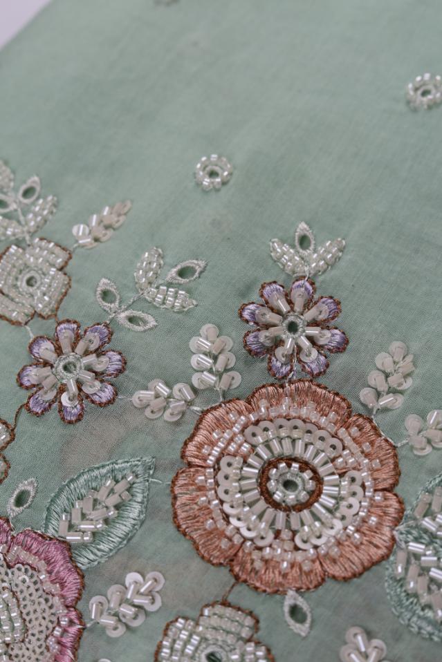 Embroidered Georgette Set - 3