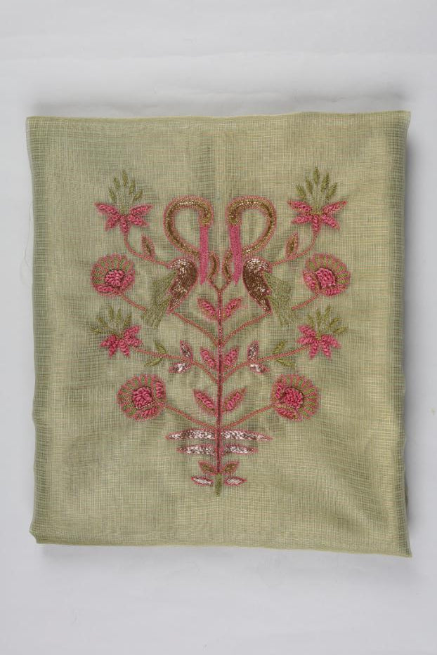 Embroidered Kota Set - 3