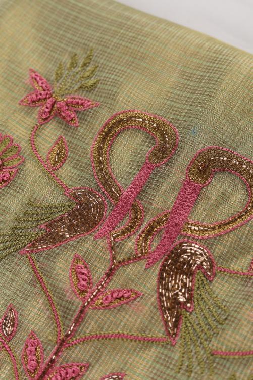 Embroidered Kota Set - 3