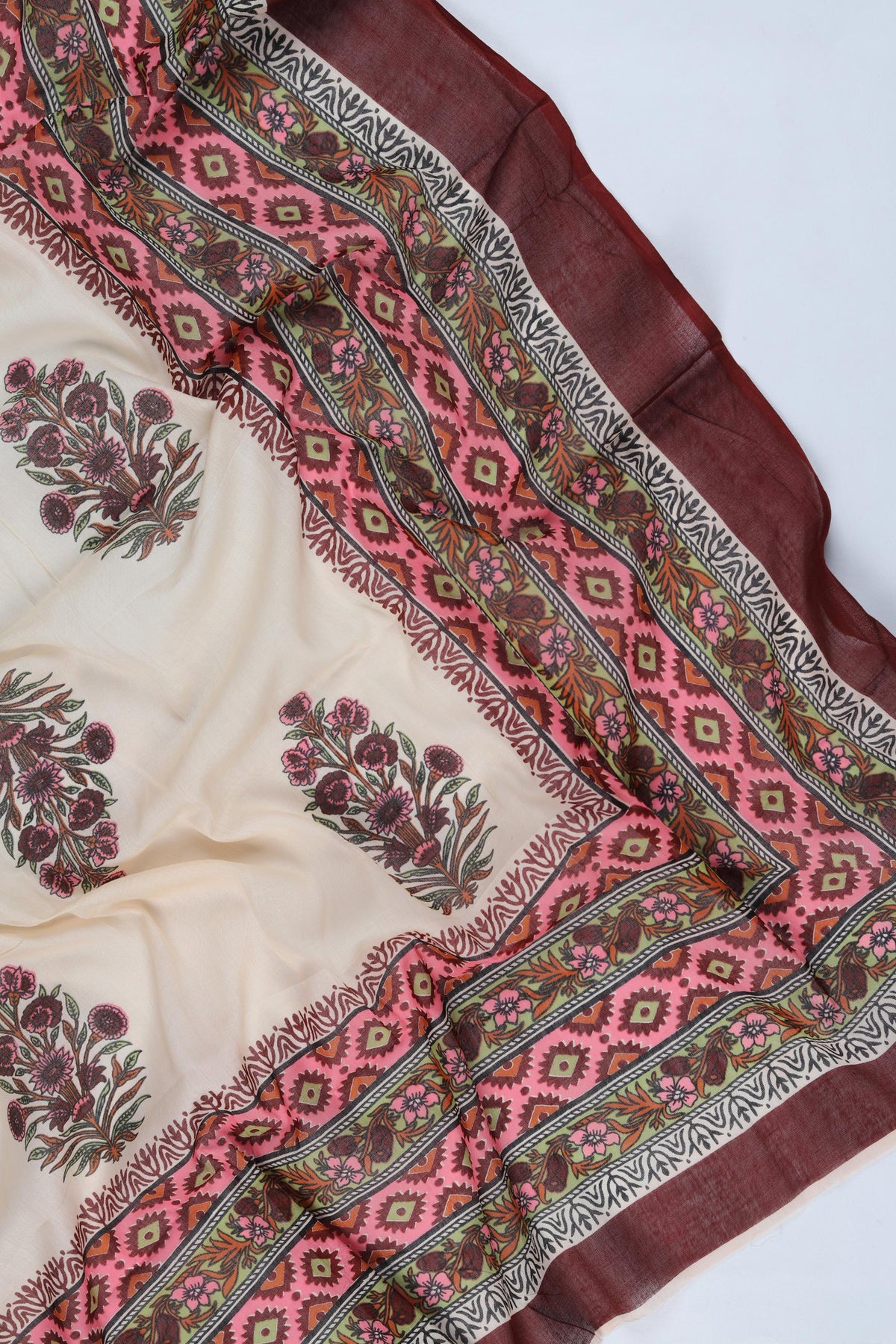 Cotton Piece Unstitched Suit Set – Classic Ethnic Style-342