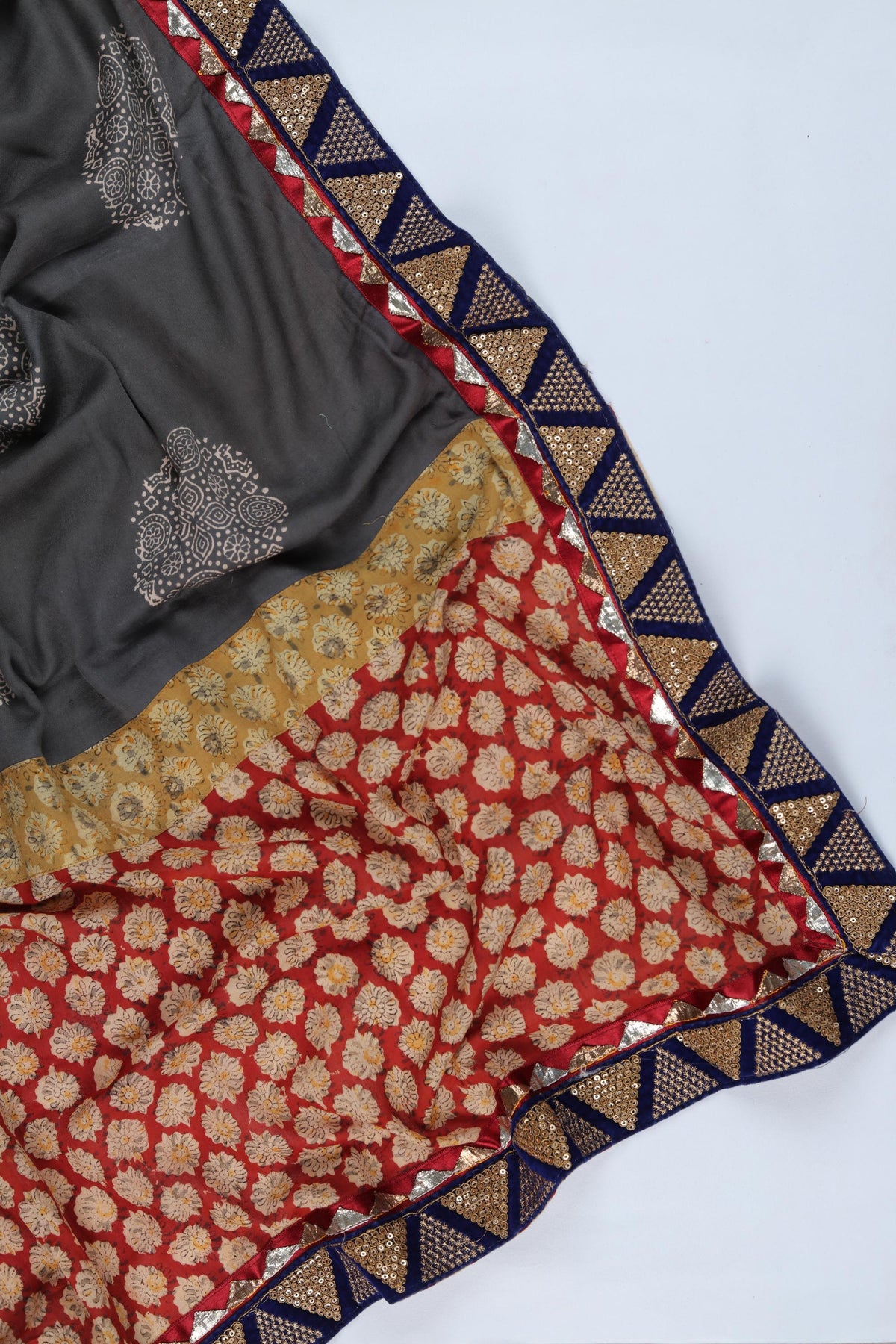 Cotton Piece Unstitched Suit Set – Classic Ethnic Style-345