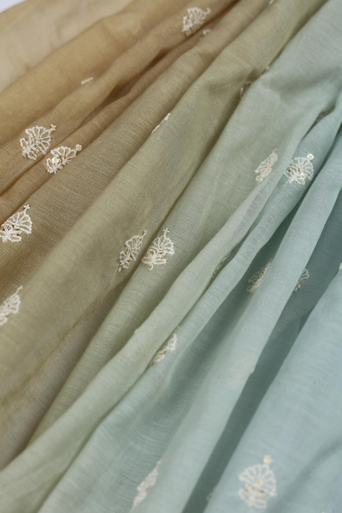 Chanderi Piece Unstitched Suit Set – Classic Ethnic Style-347