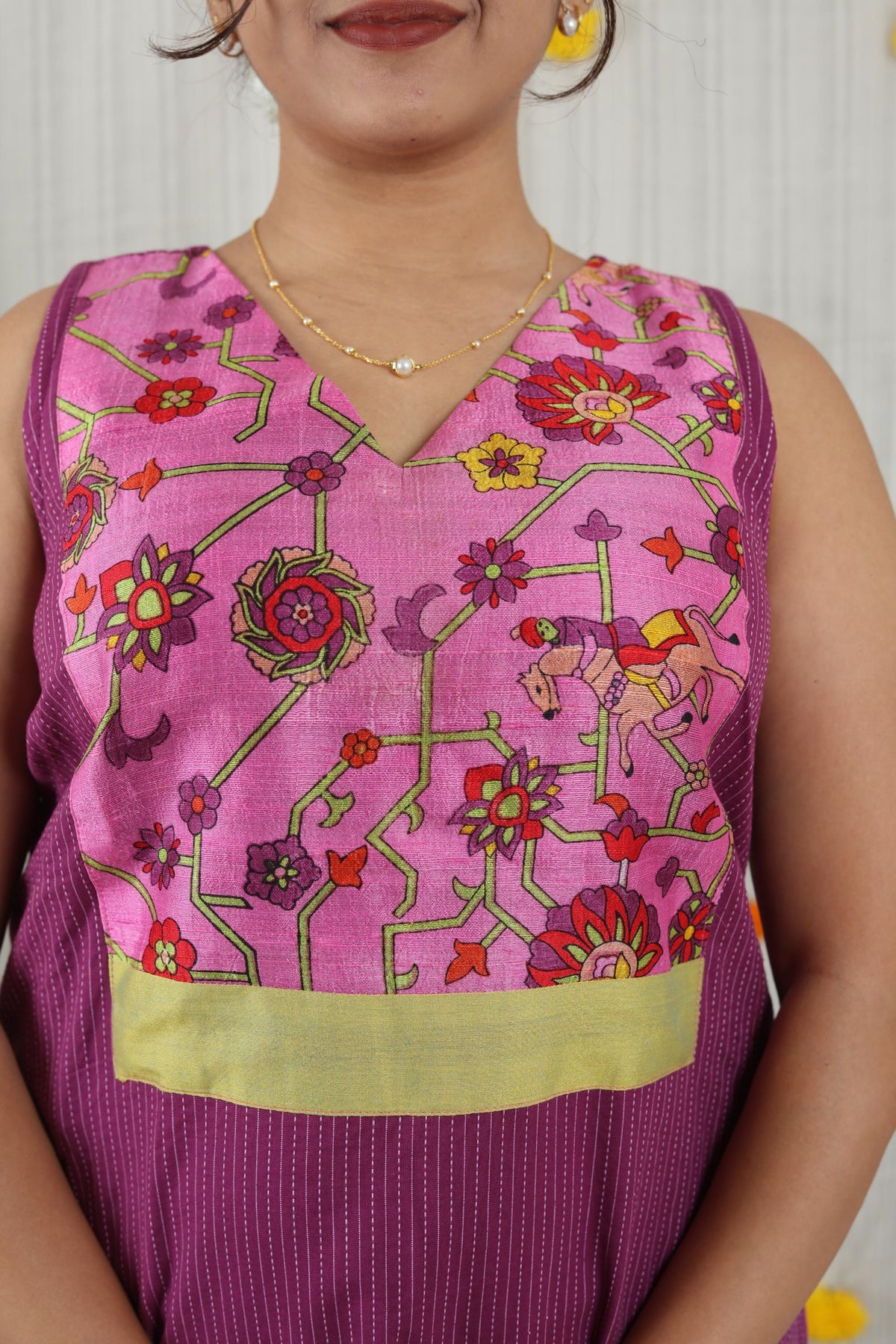 Cotton Ready-to-Wear Kurta - Elegant Ethnic Design NAV-006