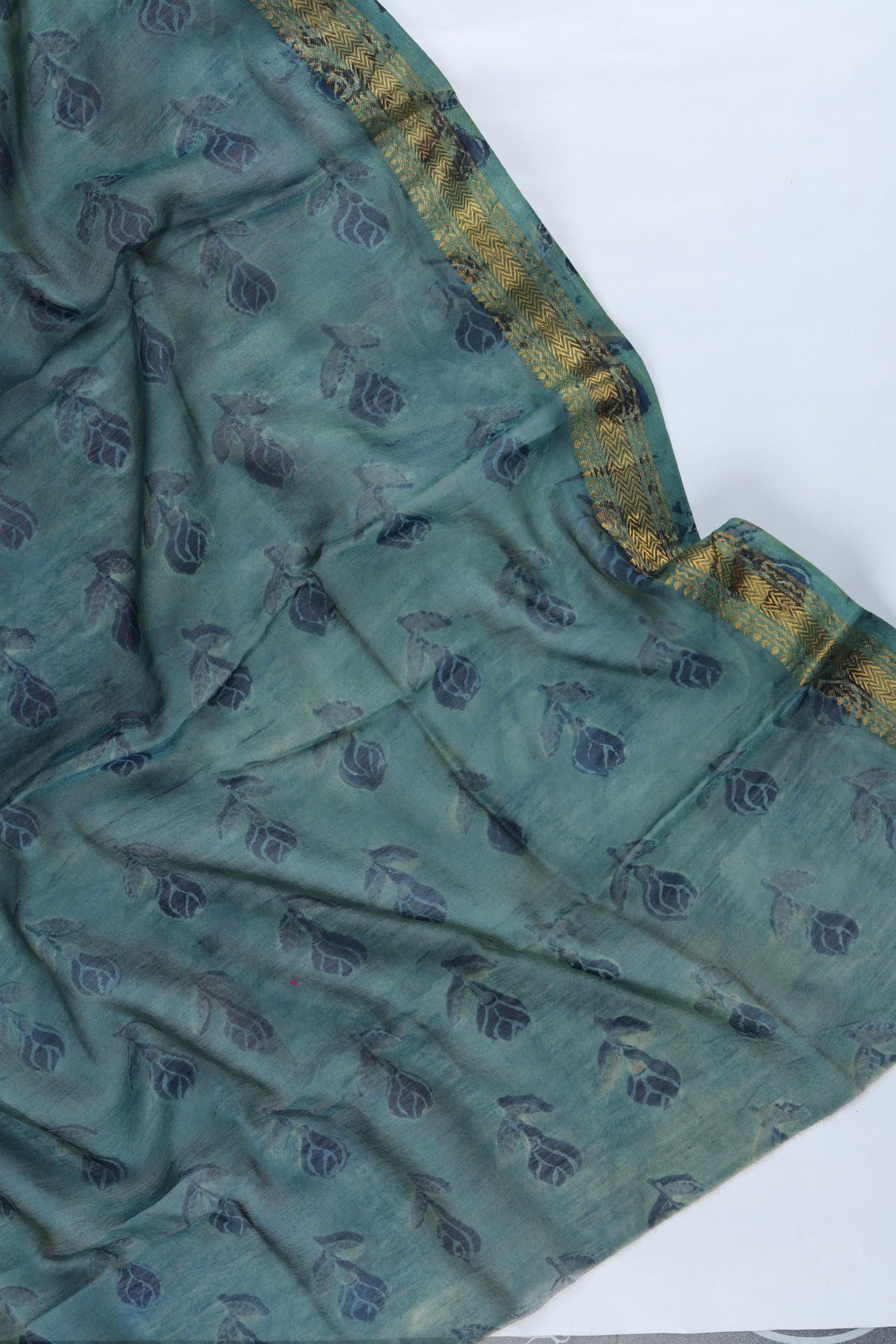 Chanderi Silk Piece Unstitched Suit Set – Classic Ethnic Style-358