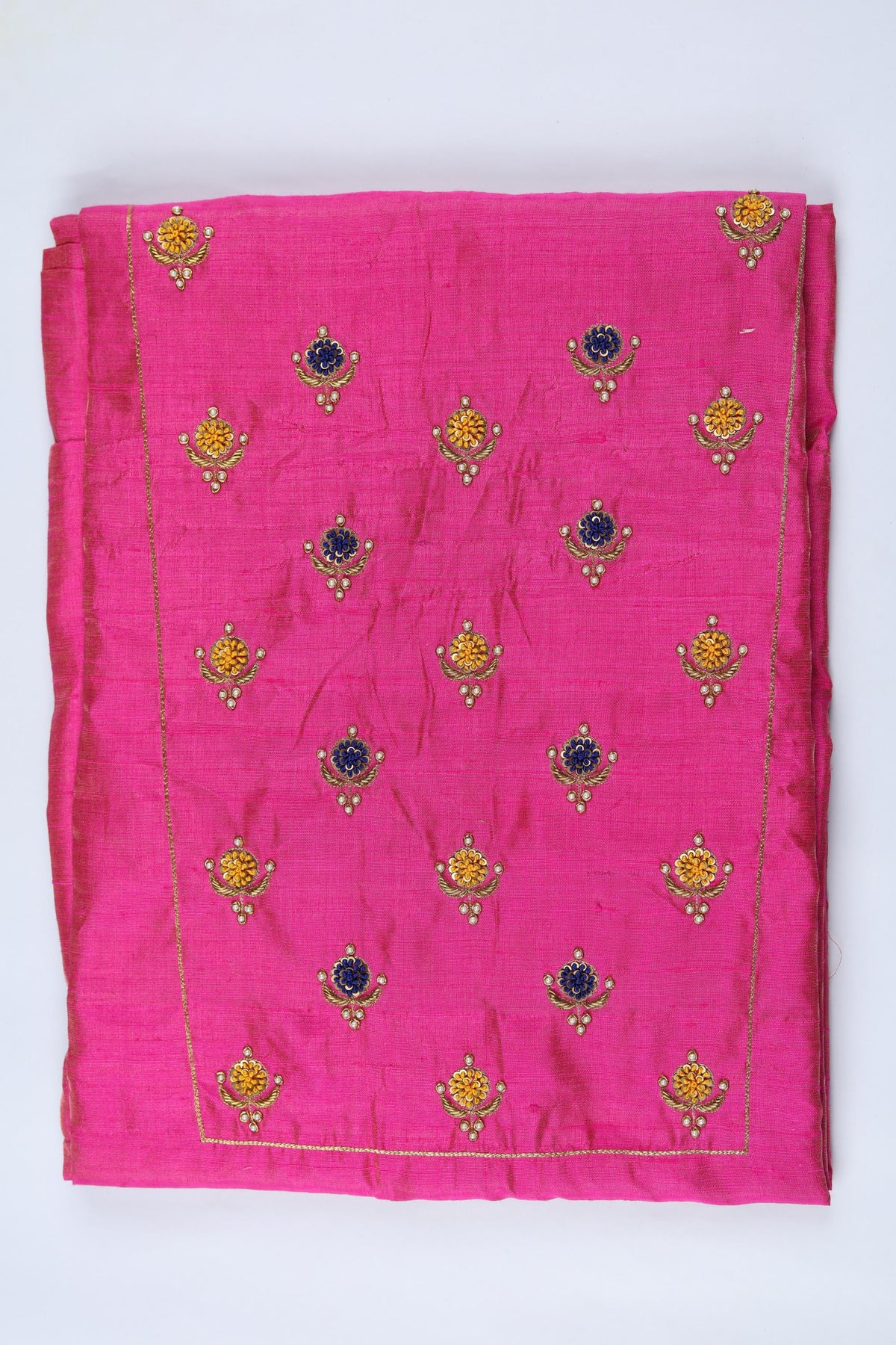 Raw Silk Piece Unstitched Suit Set – Classic Ethnic Style-364