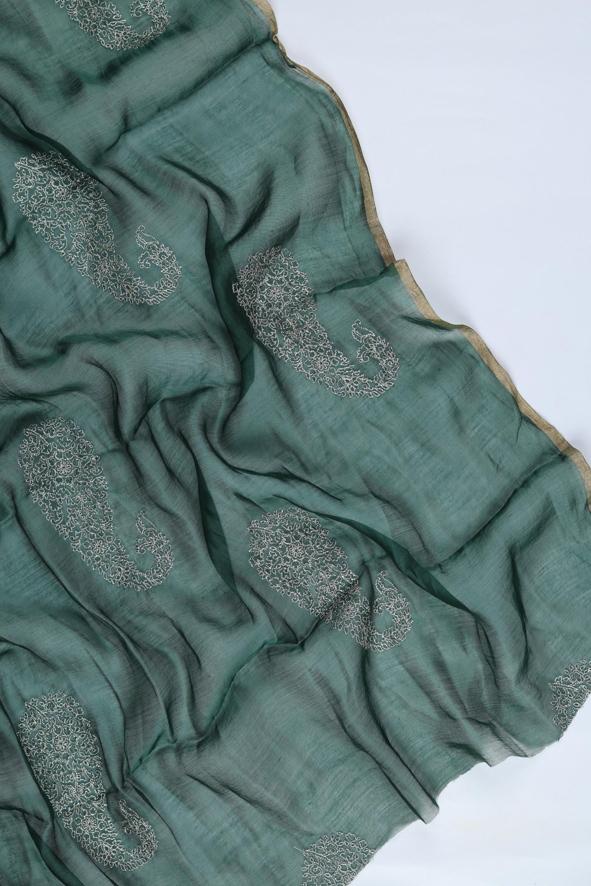 Raw Silk Piece Unstitched Suit Set – Classic Ethnic Style-368
