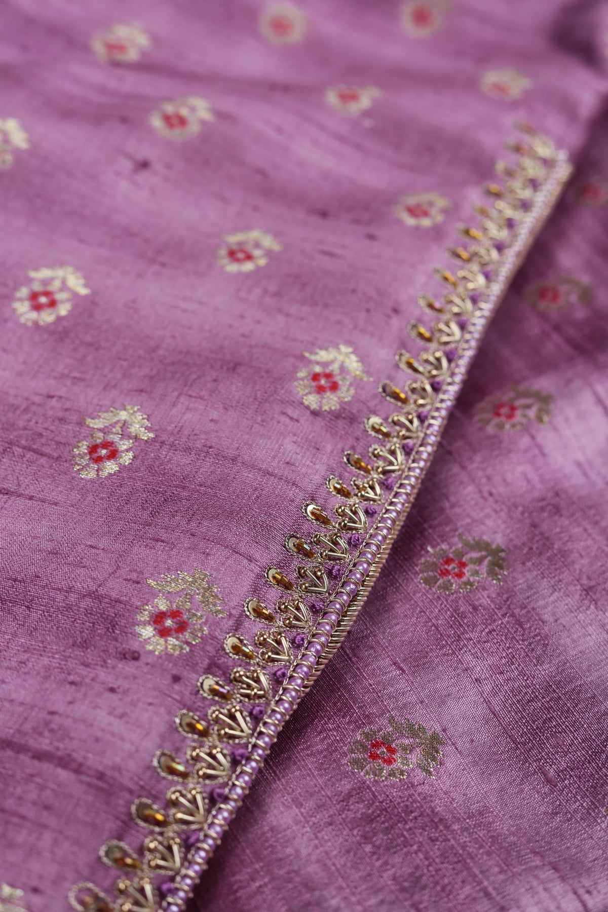 Raw Silk Piece Unstitched Suit Set – Classic Ethnic Style-372