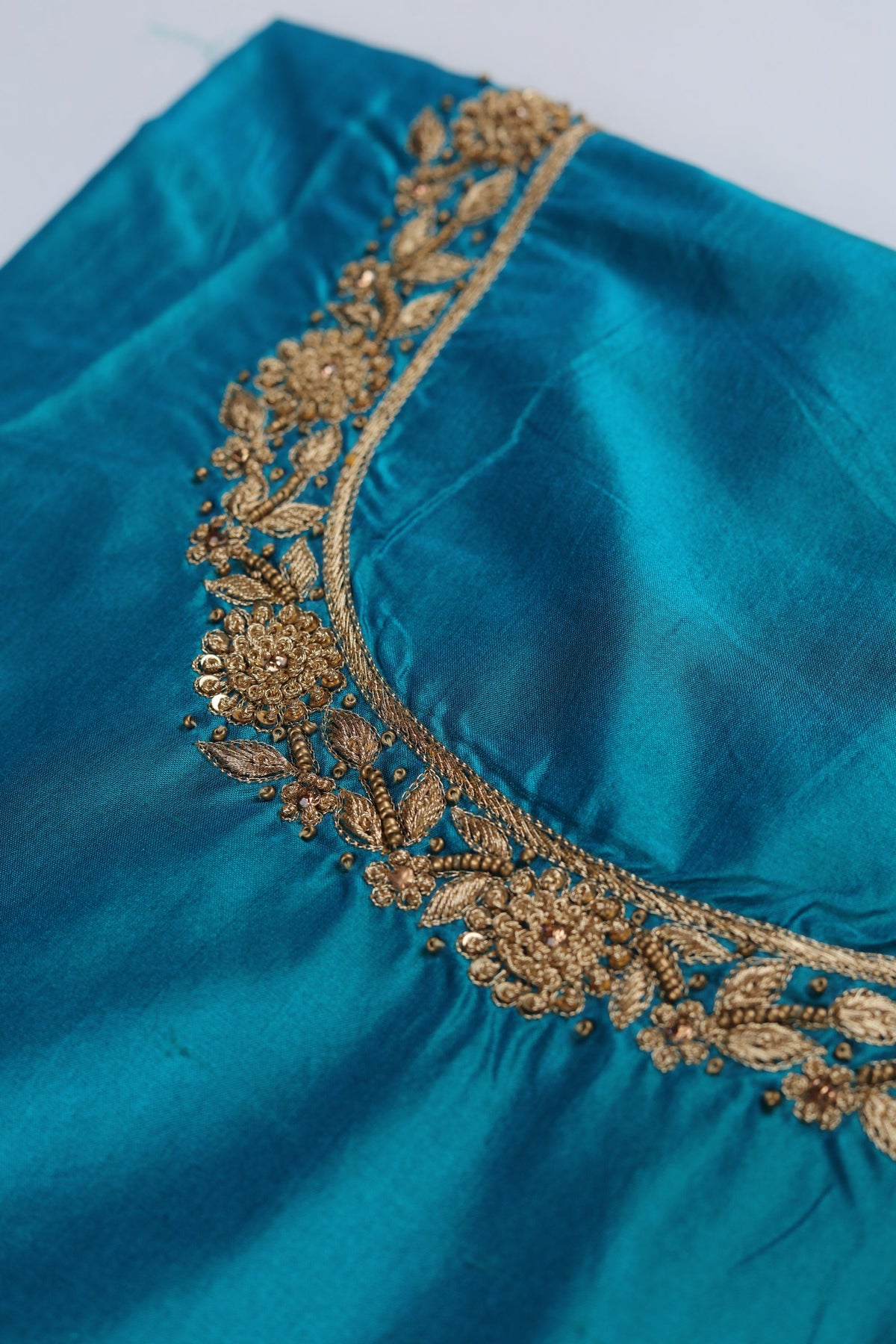 pure Silk Piece Unstitched Suit Set – Classic Ethnic Style-373