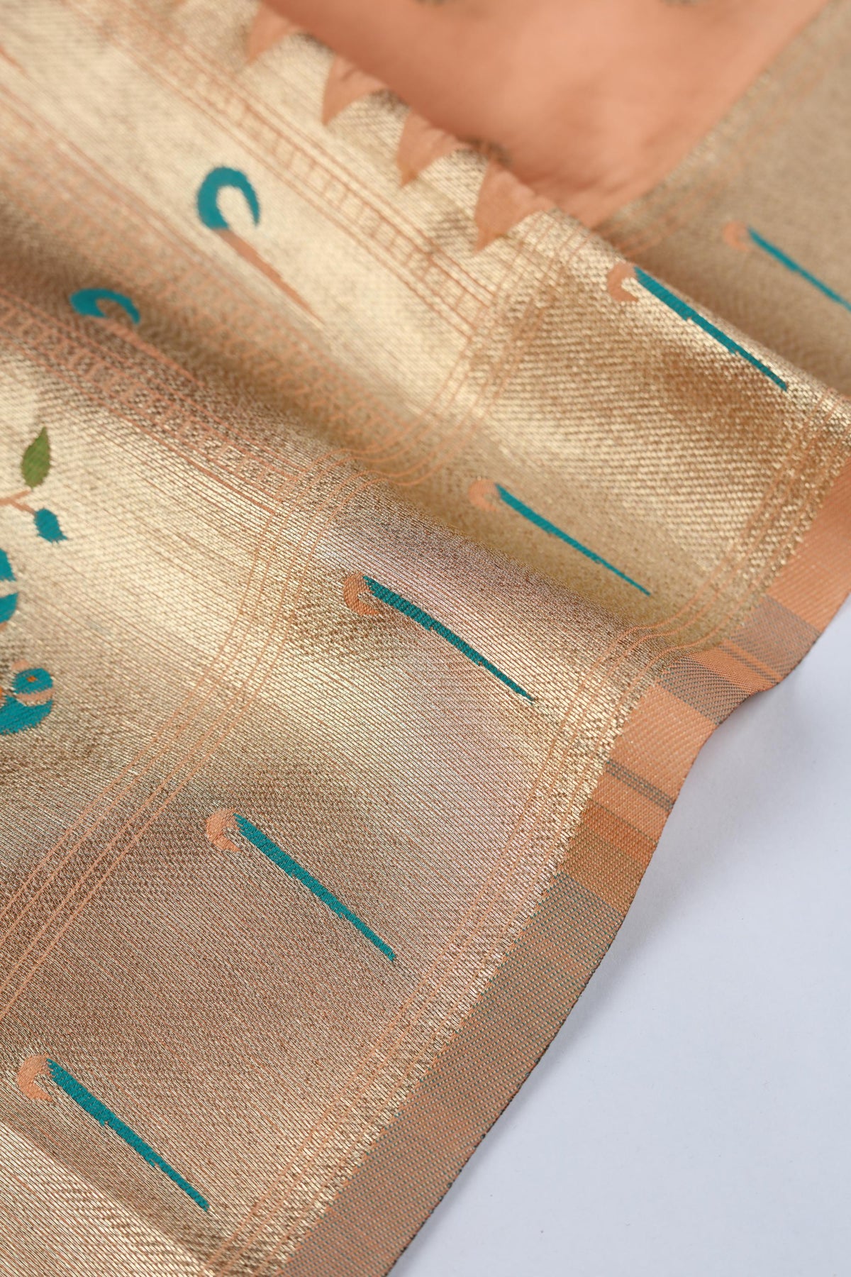 Pure Silk 2 Piece Unstitched Suit Set – Classic Ethnic Style-383