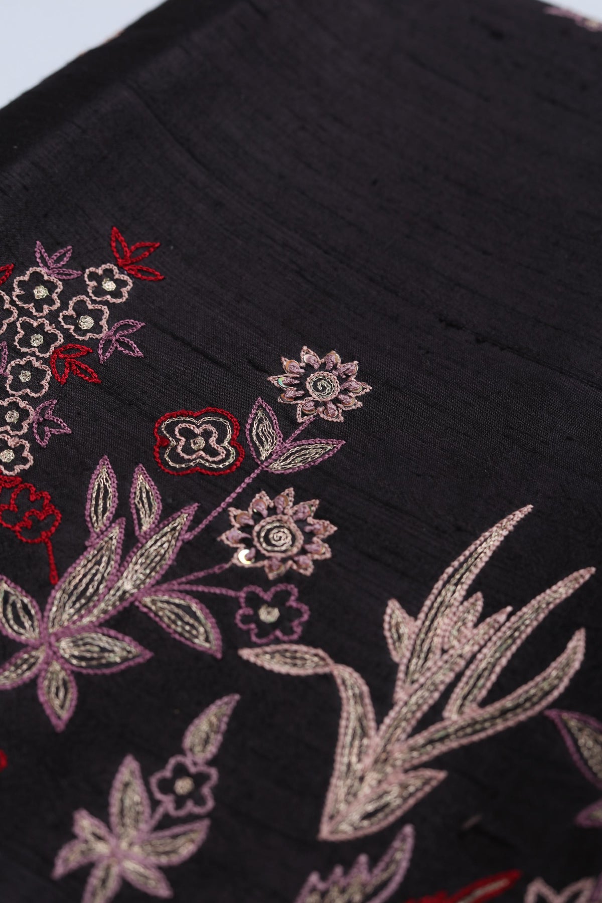 Raw Silk 3 Piece Unstitched Suit Set – Classic Ethnic Style-404