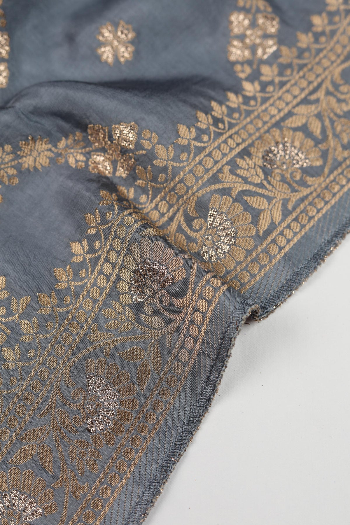 Tussar Silk 2 Piece Unstitched Suit Set – Classic Ethnic Style-432