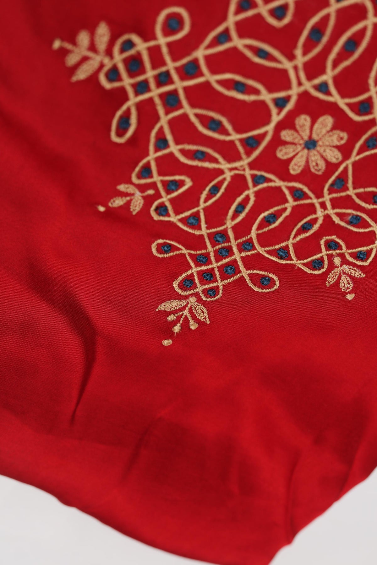 Modal Silk 3 Piece Unstitched Suit Set – Classic Ethnic Style-414