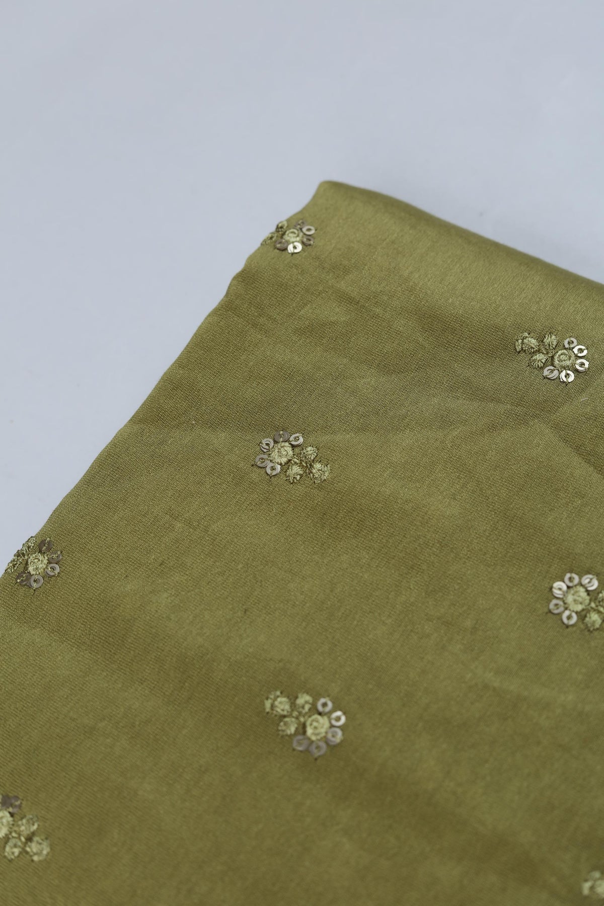 Chanderi Silk 3 Piece Unstitched Suit Set – Classic Ethnic Style-410
