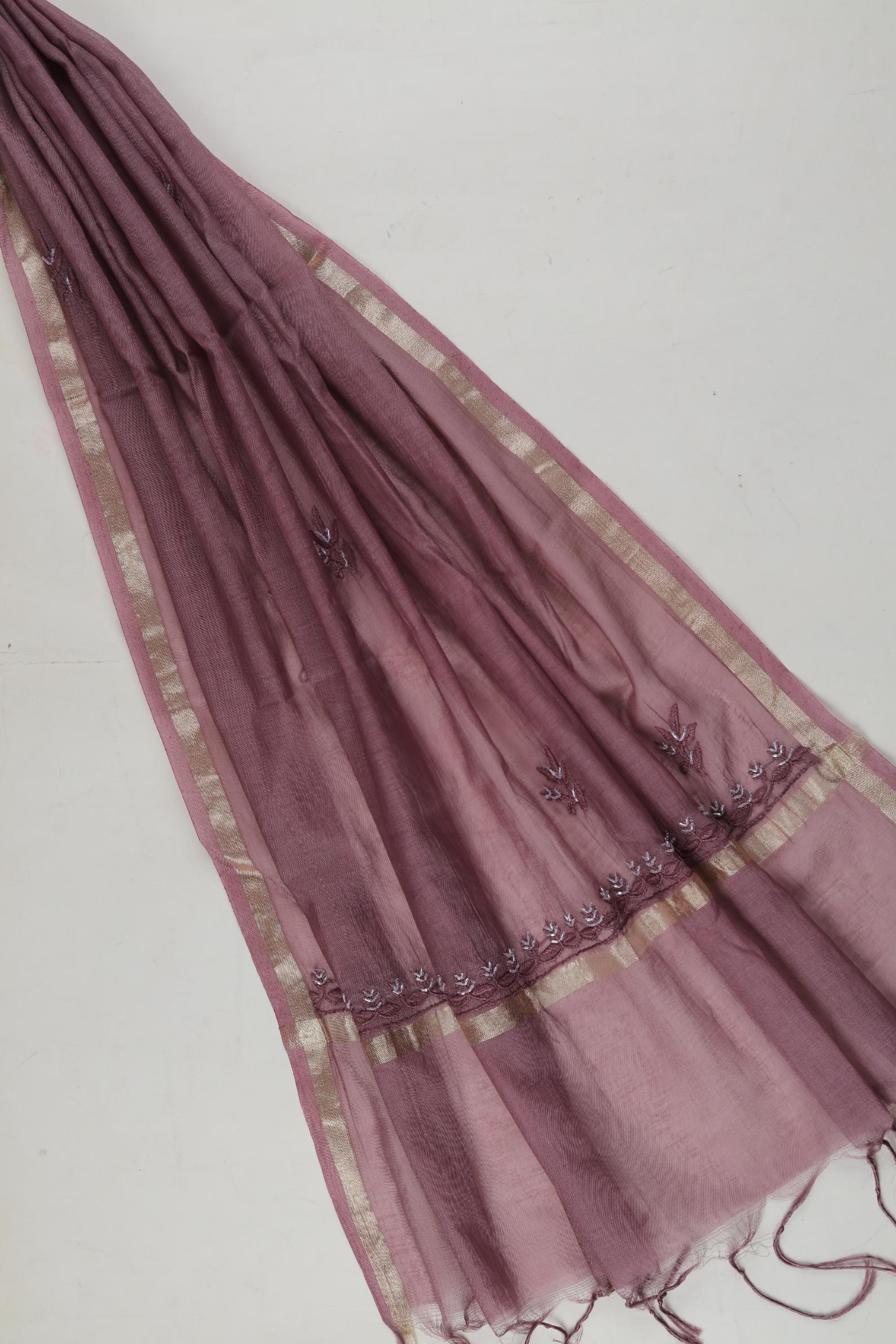 Mul Chanderi Set -36