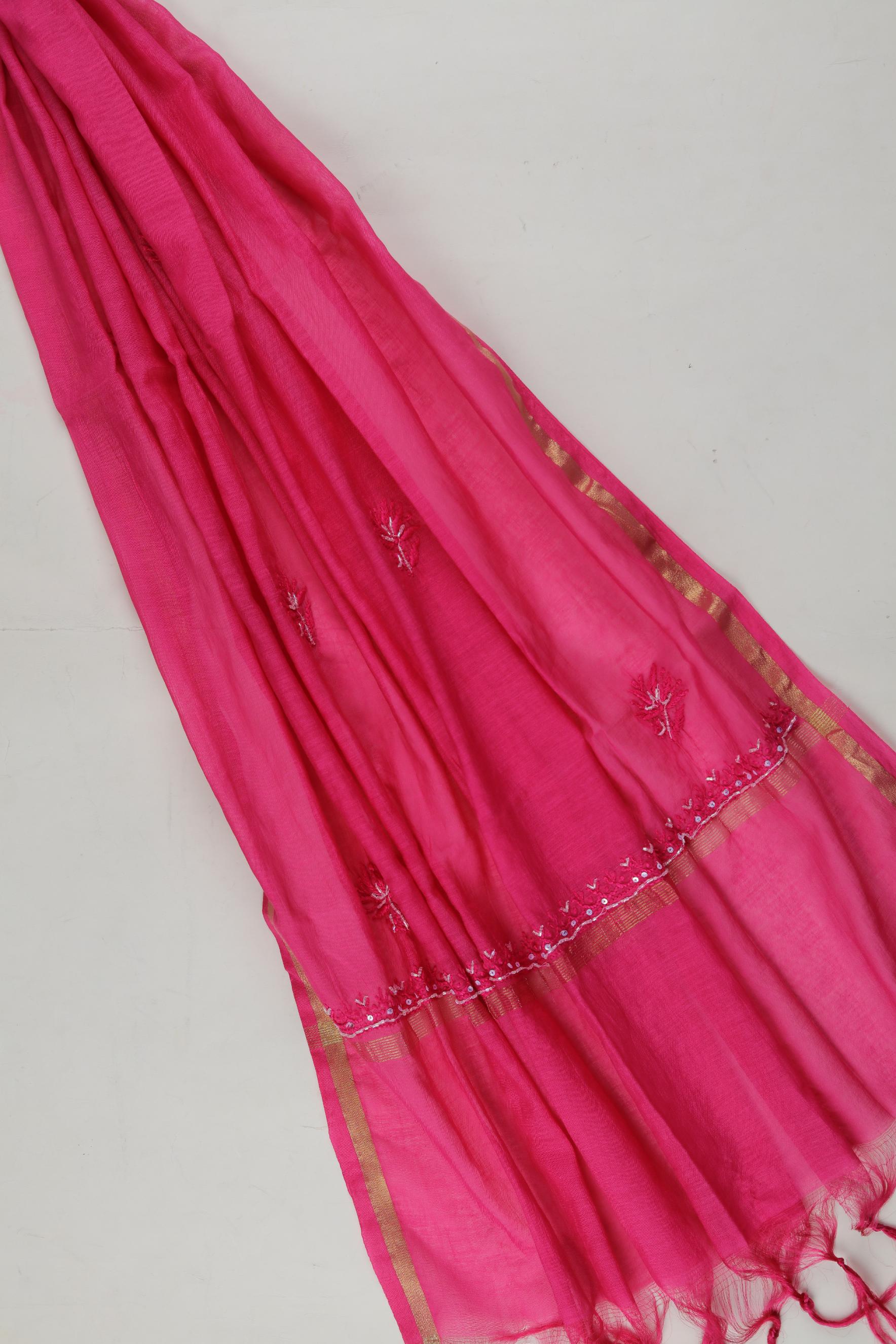 Mul Chanderi Set -37