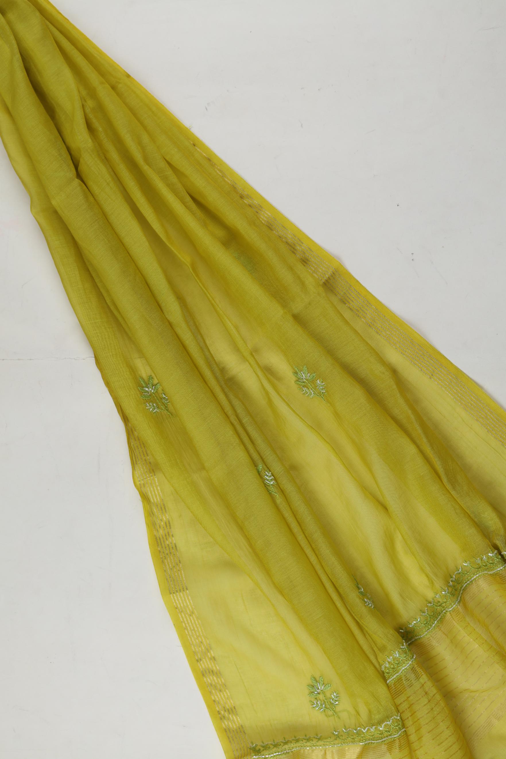 Mul Chanderi Set -40