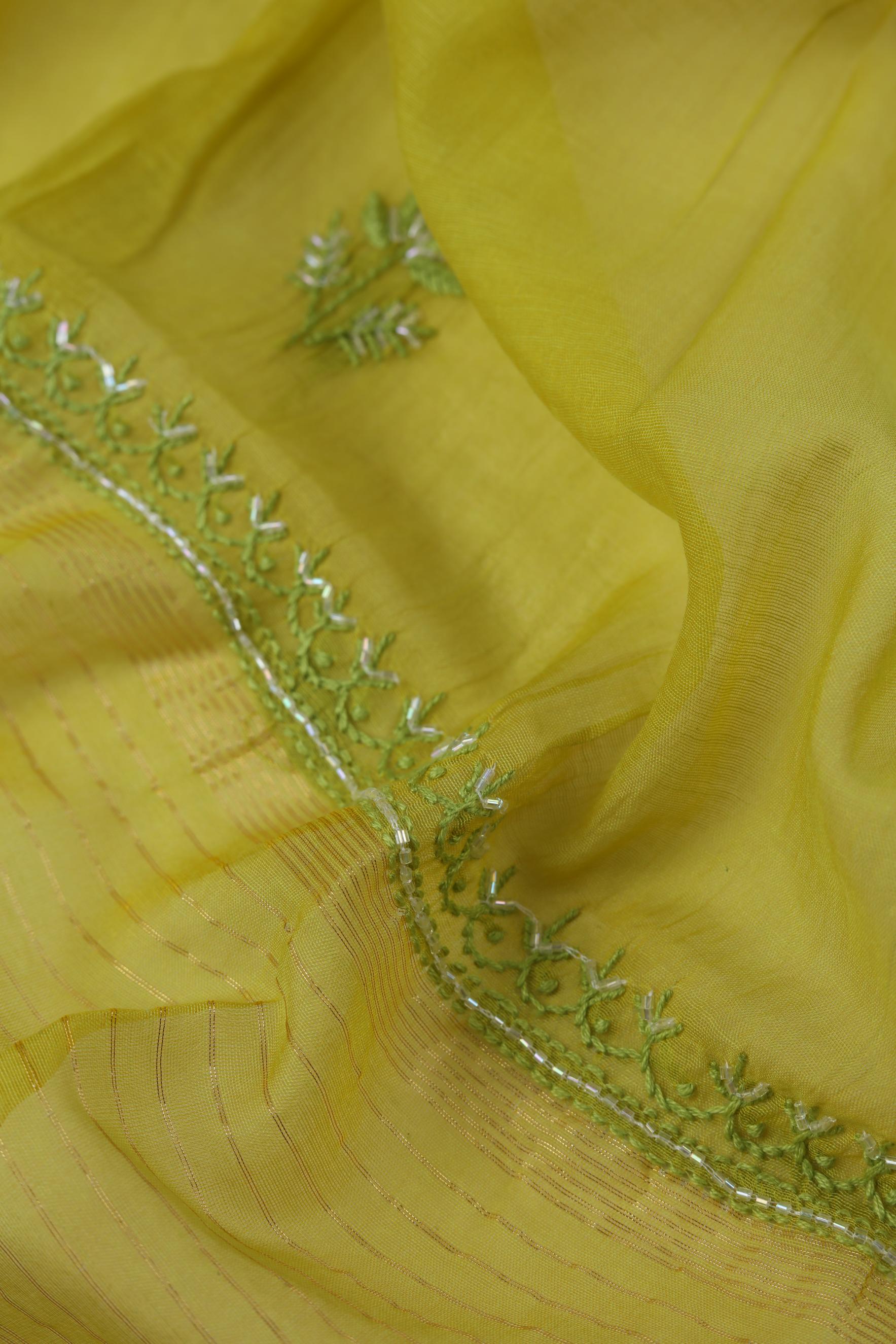 Mul Chanderi Set -40