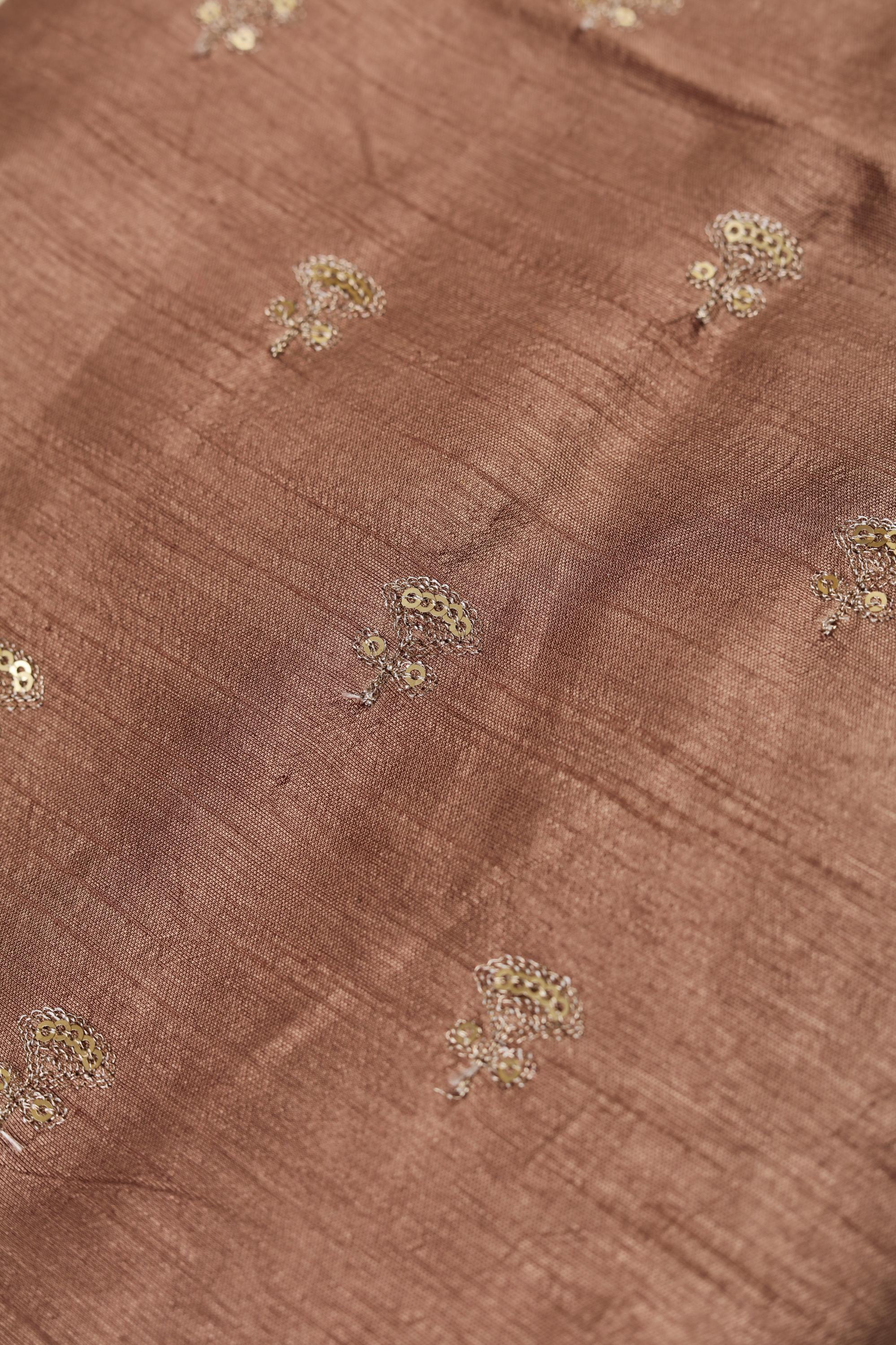 Embroided Blended silk Set -112