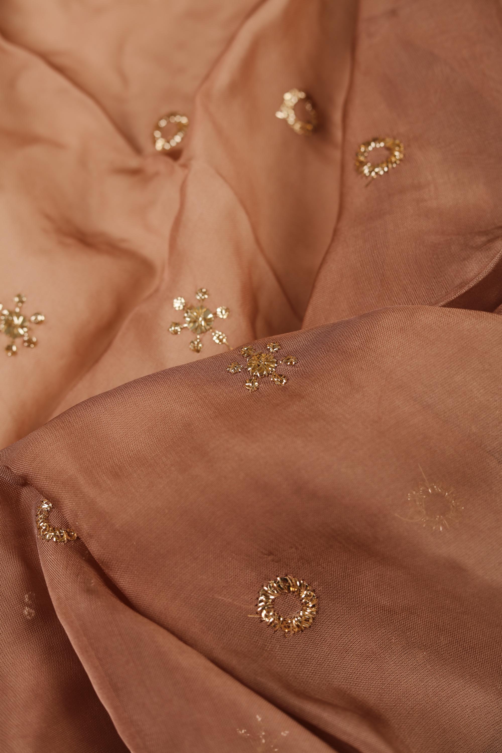 Embroided Blended silk Set -112