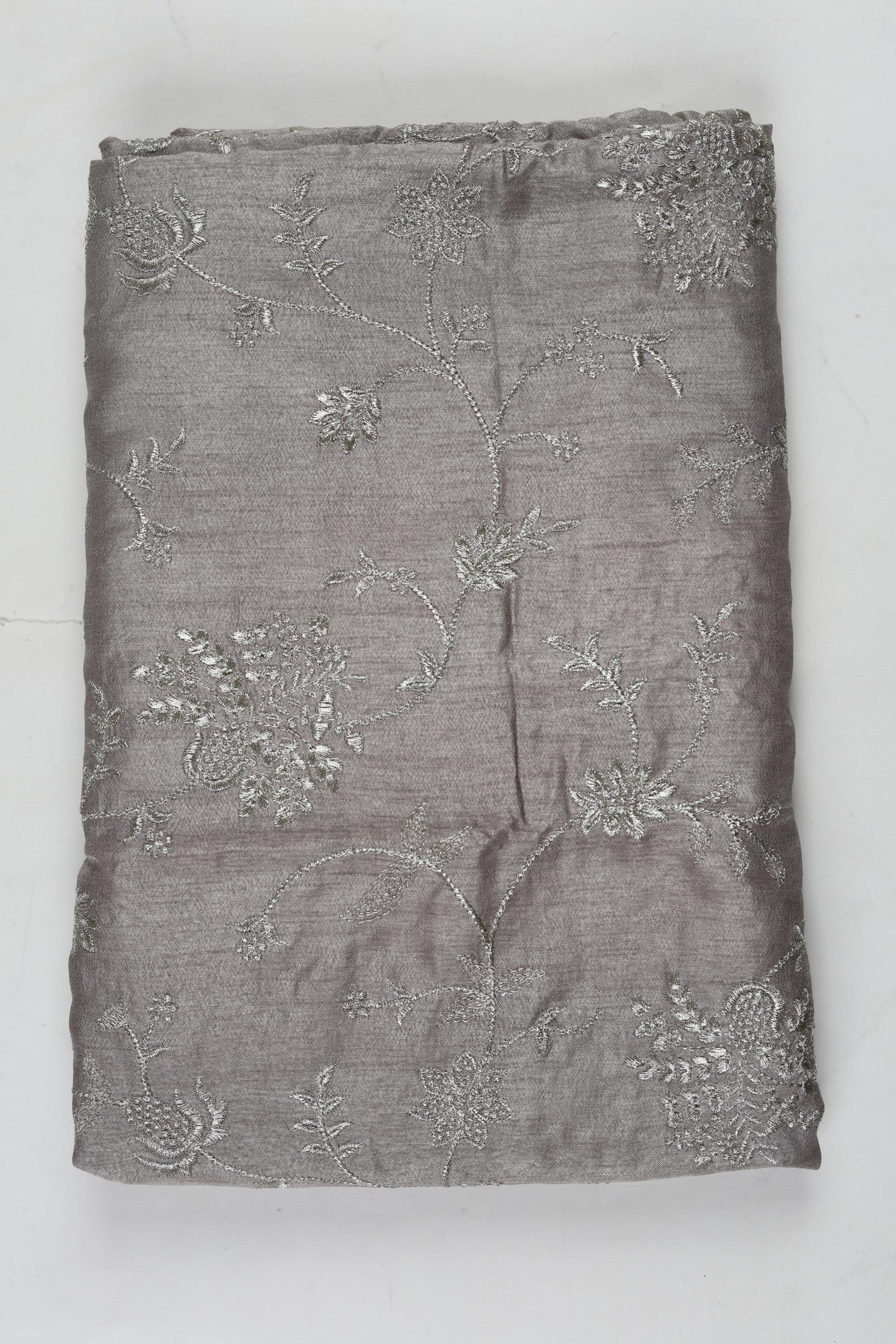 Embroided Blended silk Set -117