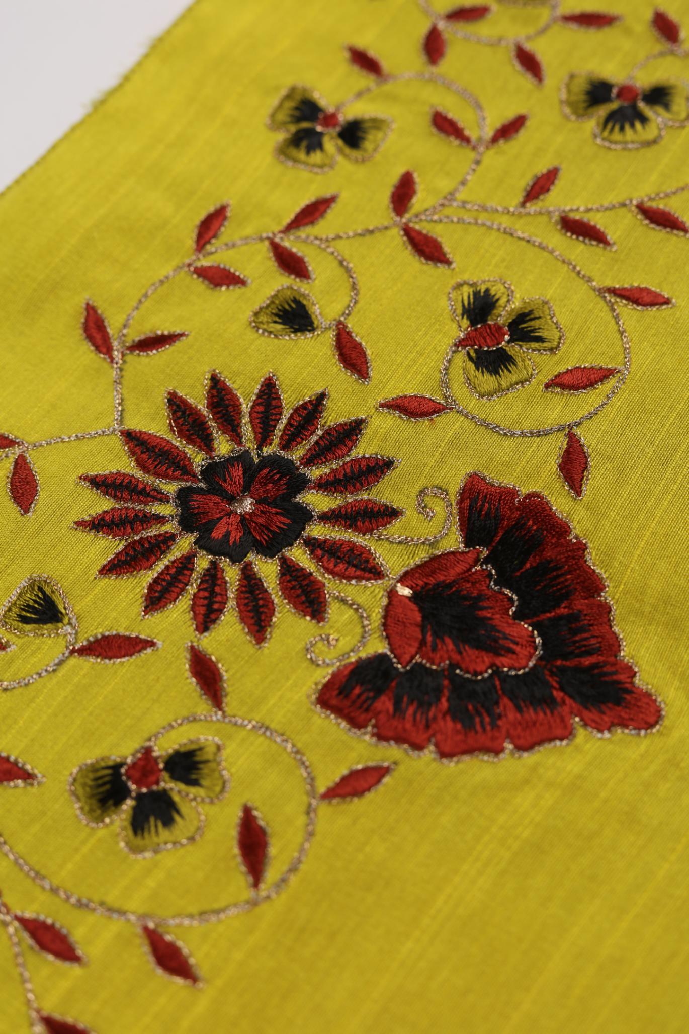 Cotton Silk 2 Piece Unstitched Kurta & Dupatta Set – Elegant Ethnic Design-317