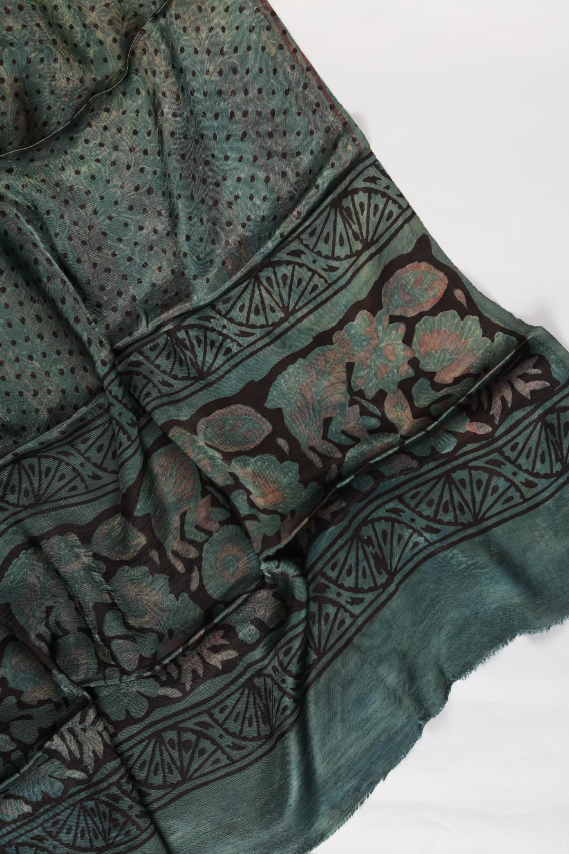 Premium Tussar Modal 2 Piece Unstitched Kurta & Dupatta Set – Traditional Weave-324