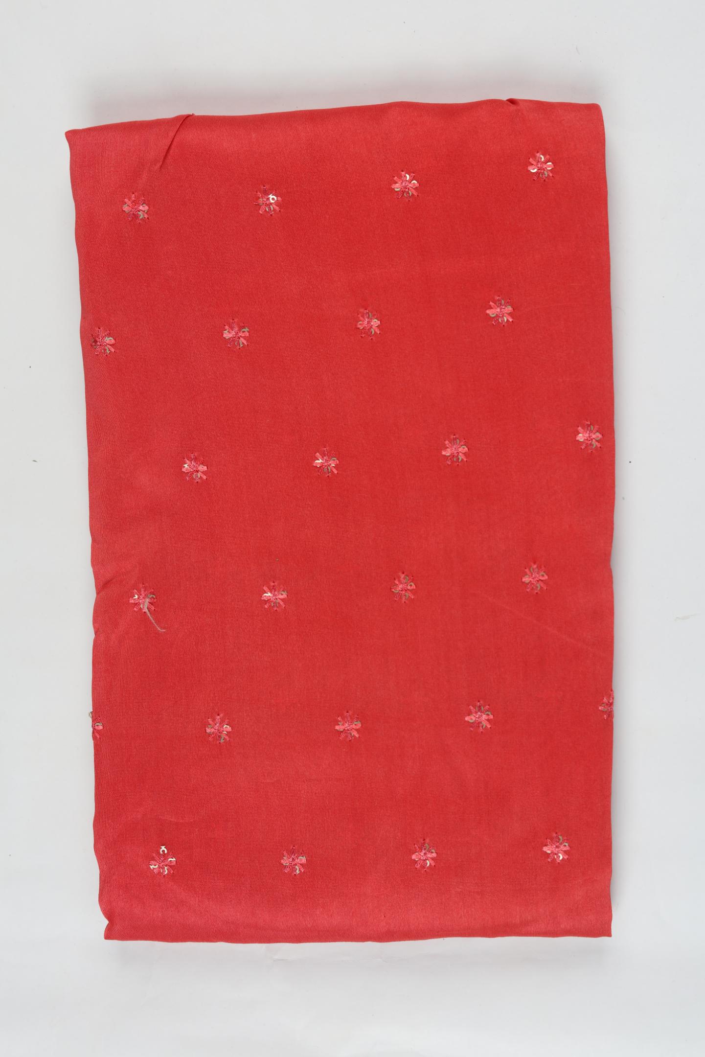 Chanderi 3 Piece Unstitched Suit Set – Traditional Weave-332