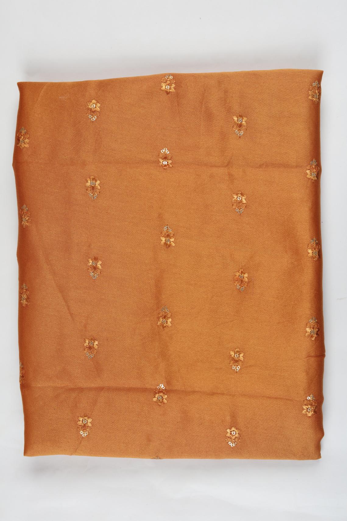 Chanderi 3 Piece Unstitched Suit Set – Traditional Weave-334