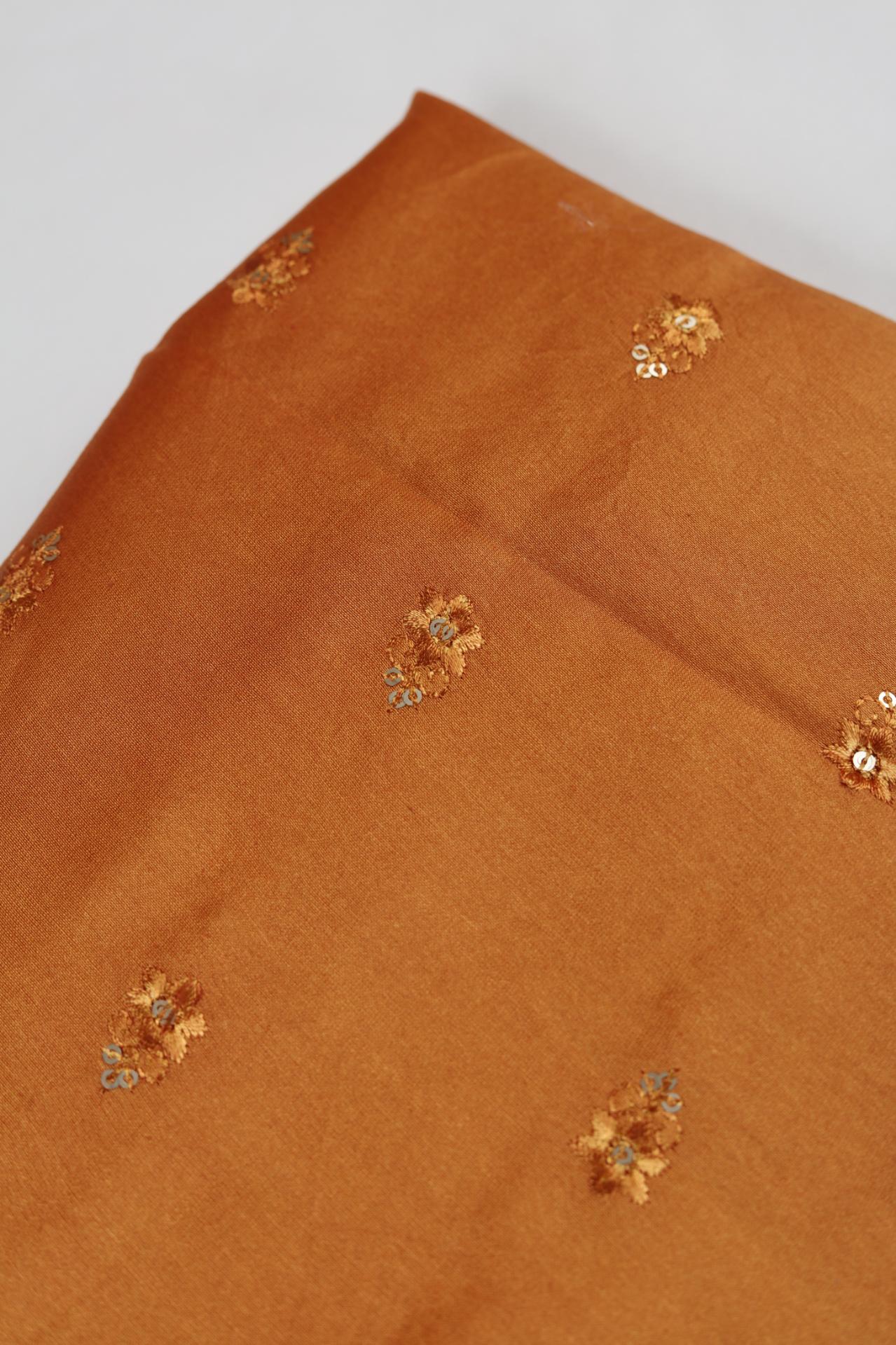 Chanderi 3 Piece Unstitched Suit Set – Traditional Weave-334