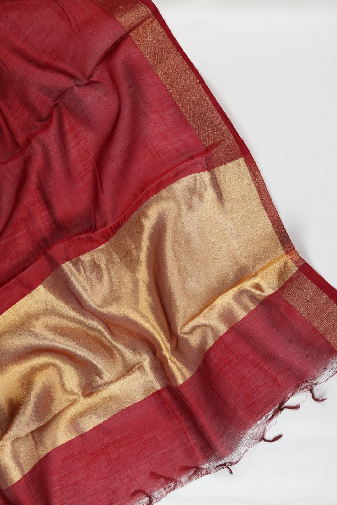 Chanderi 3 Piece Unstitched Suit Set – Traditional Weave-335