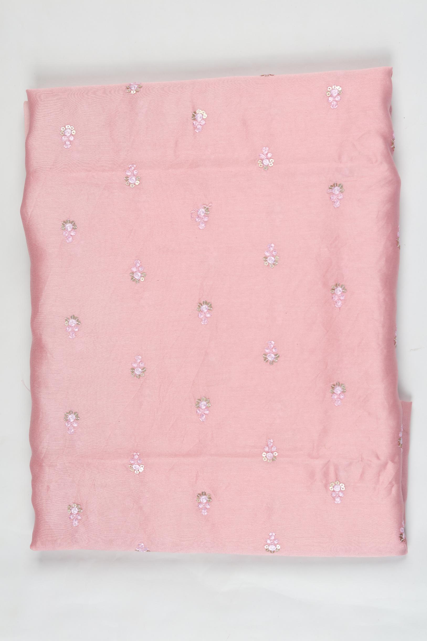 Chanderi 3 Piece Unstitched Suit Set – Traditional Weave-340