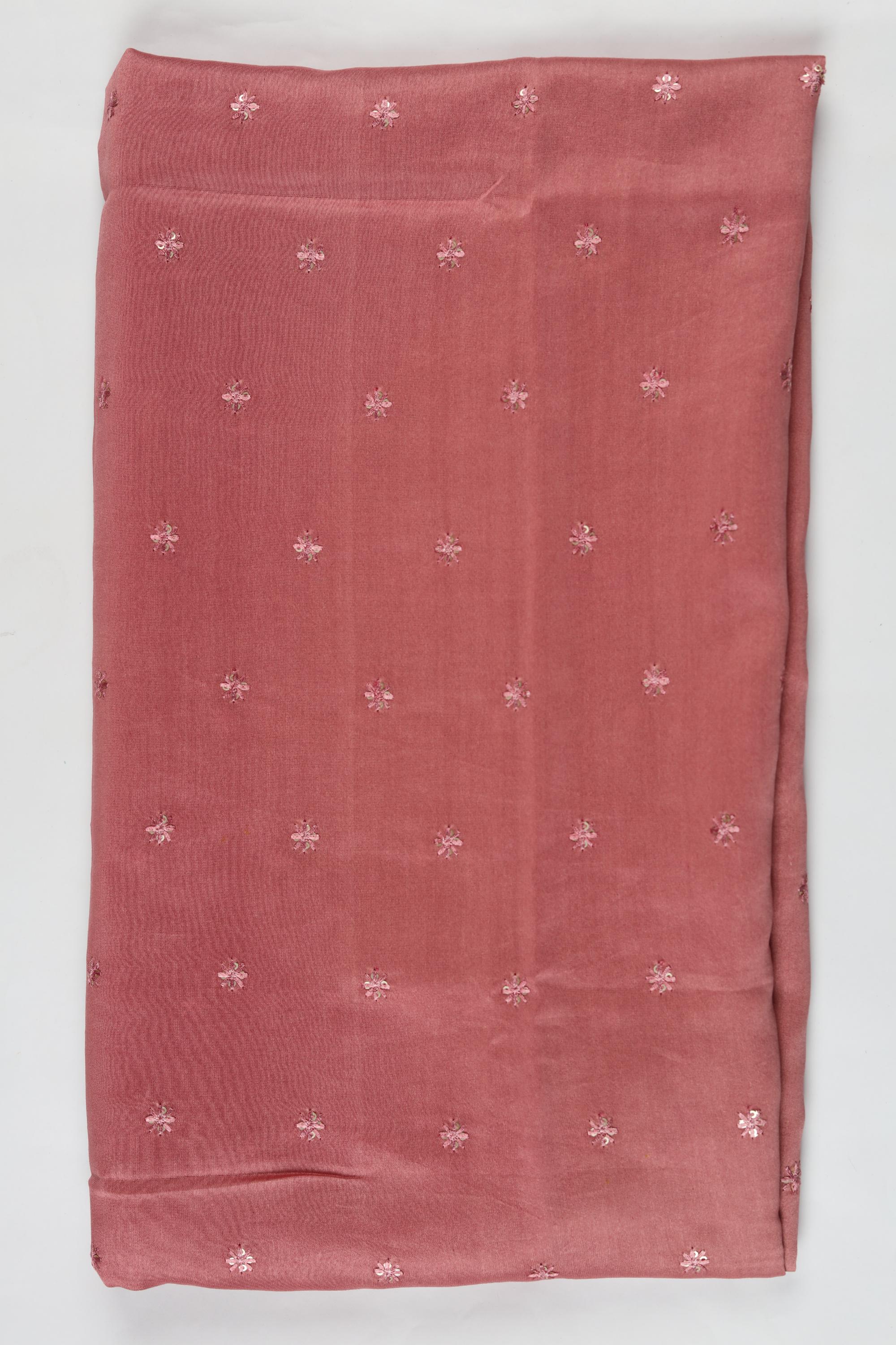 Chanderi 3 Piece Unstitched Suit Set – Traditional Weave-341