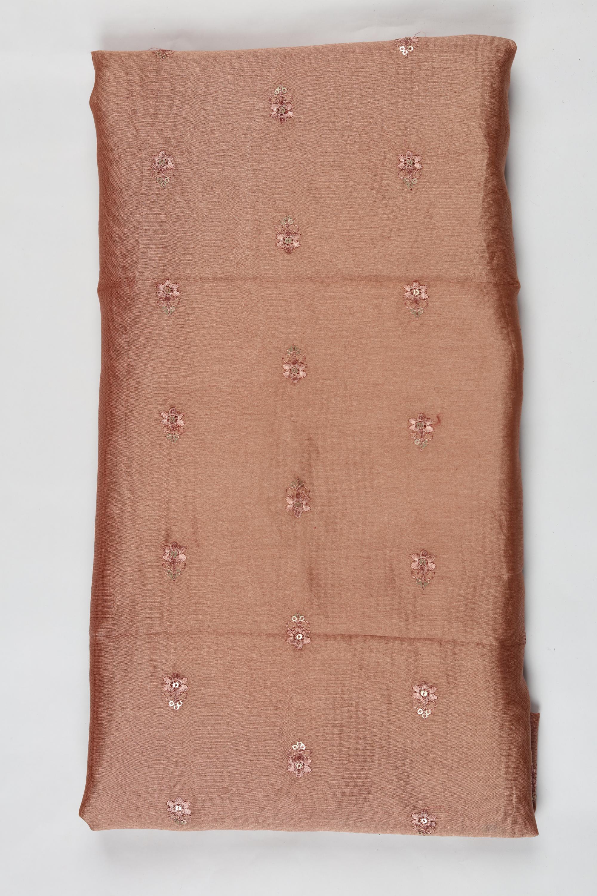 Chanderi 3 Piece Unstitched Suit Set – Traditional Weave-342