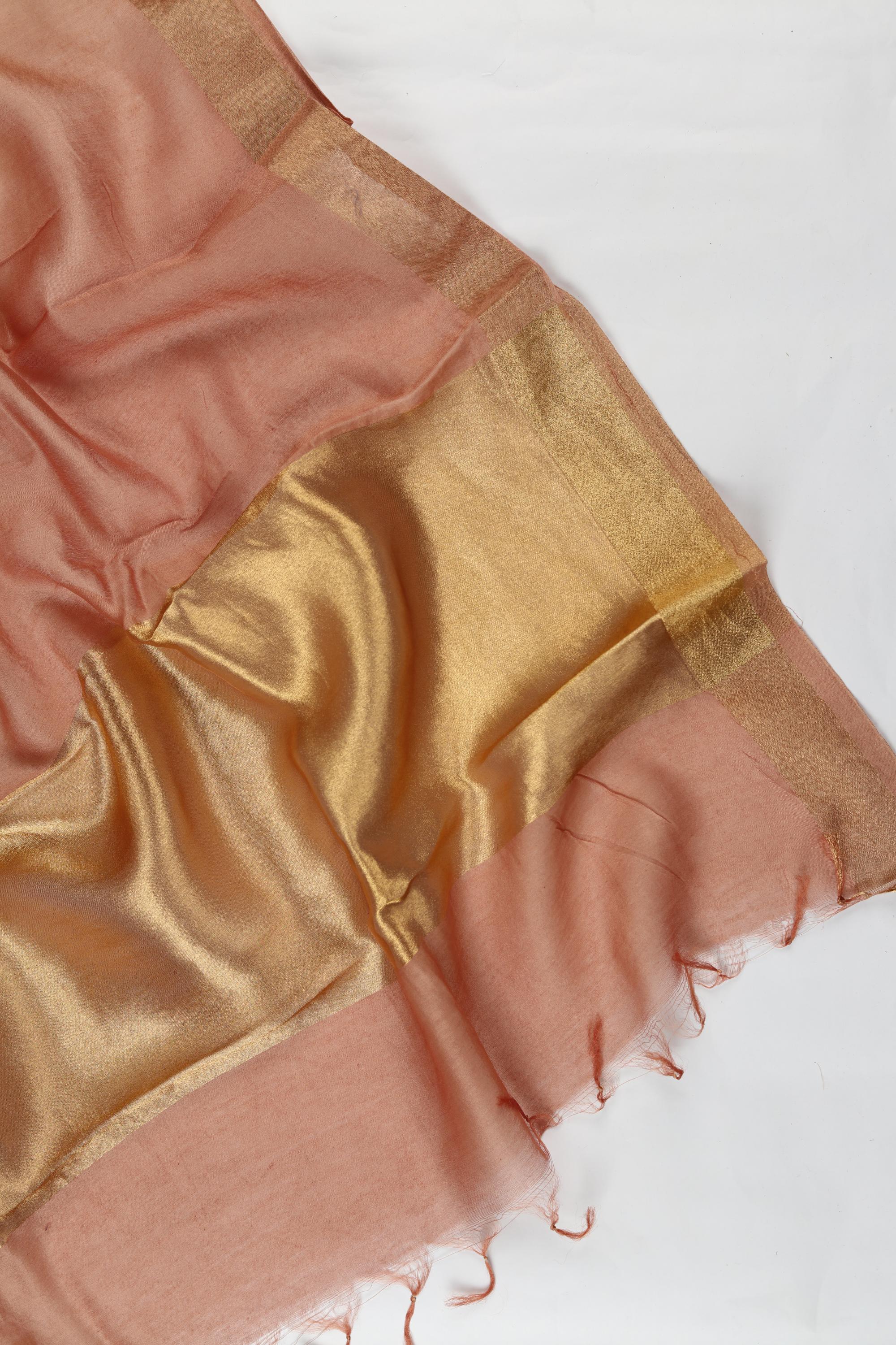 Chanderi 3 Piece Unstitched Suit Set – Traditional Weave-342