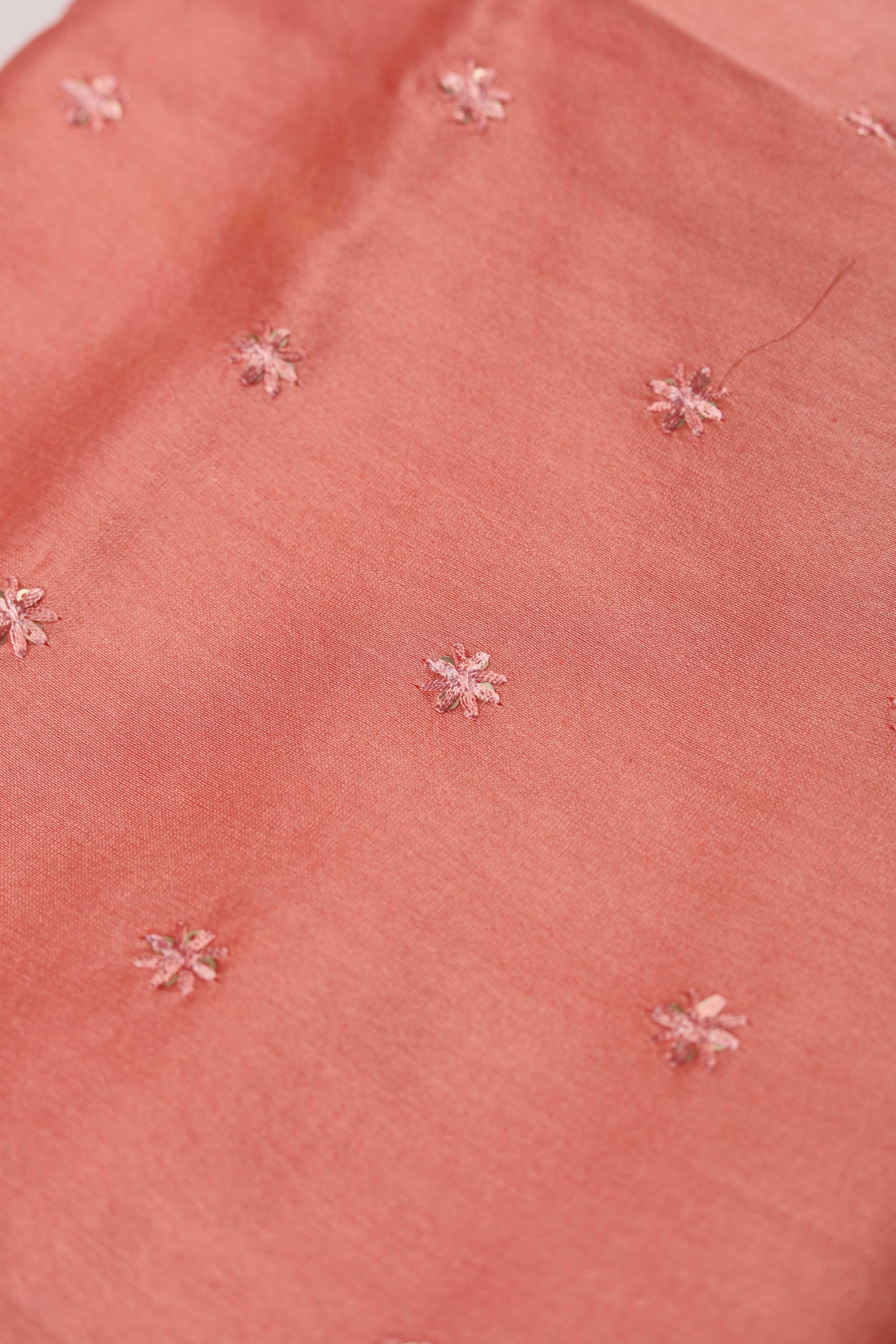 Chanderi 3 Piece Unstitched Suit Set – Traditional Weave-344