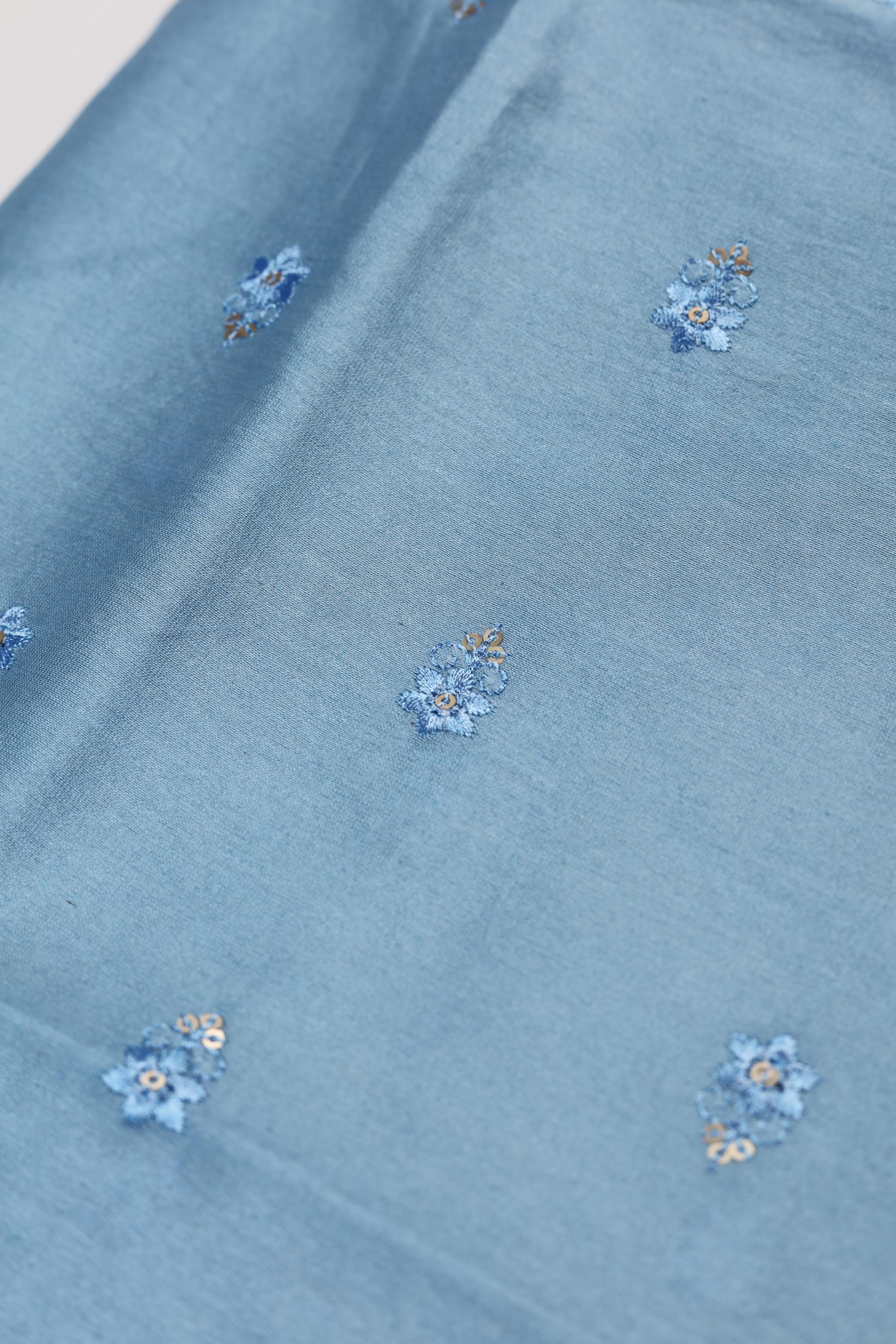 Chanderi 3 Piece Unstitched Suit Set – Traditional Weave-348