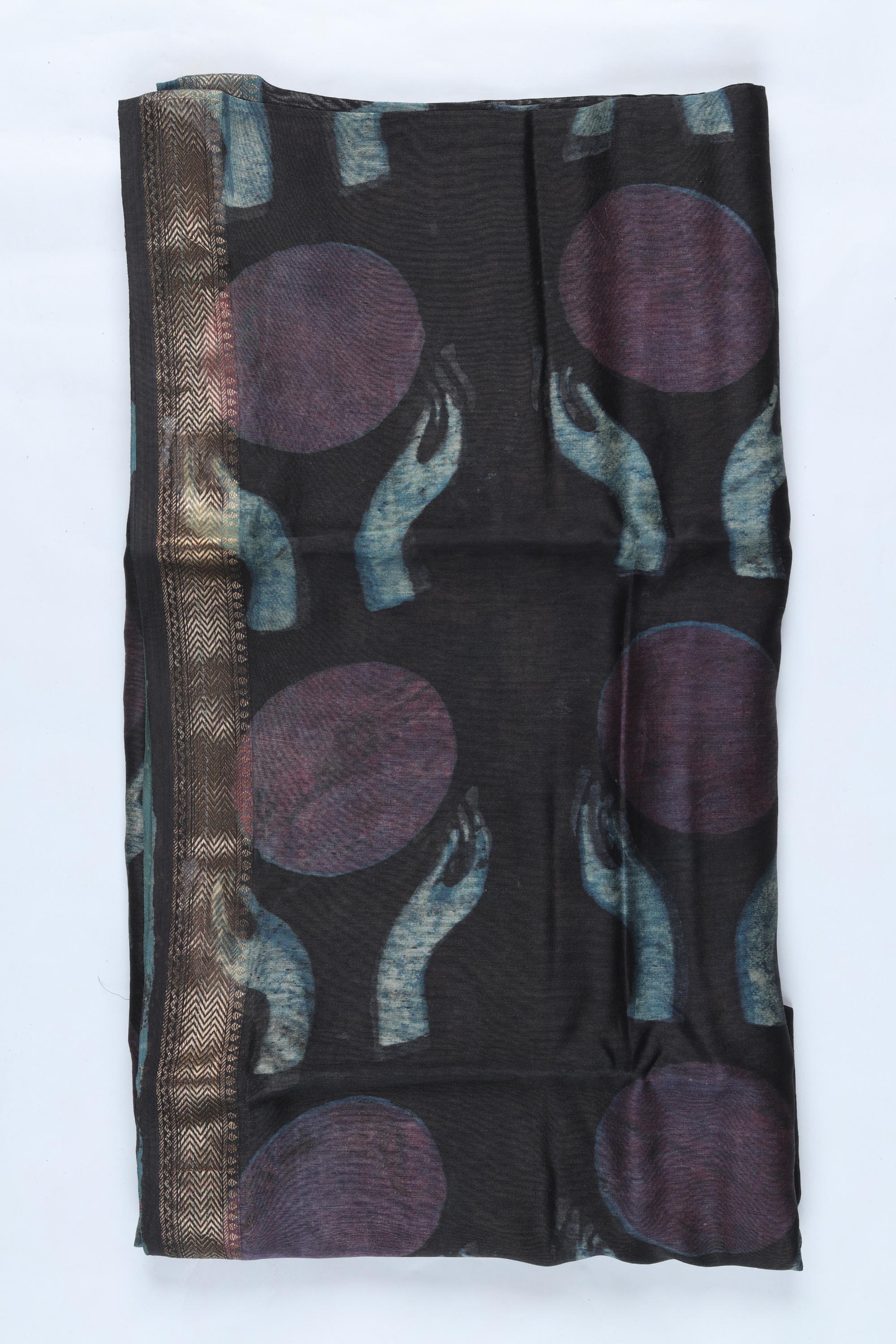 Chanderi 3 Piece Unstitched Suit Set – Traditional Weave-352