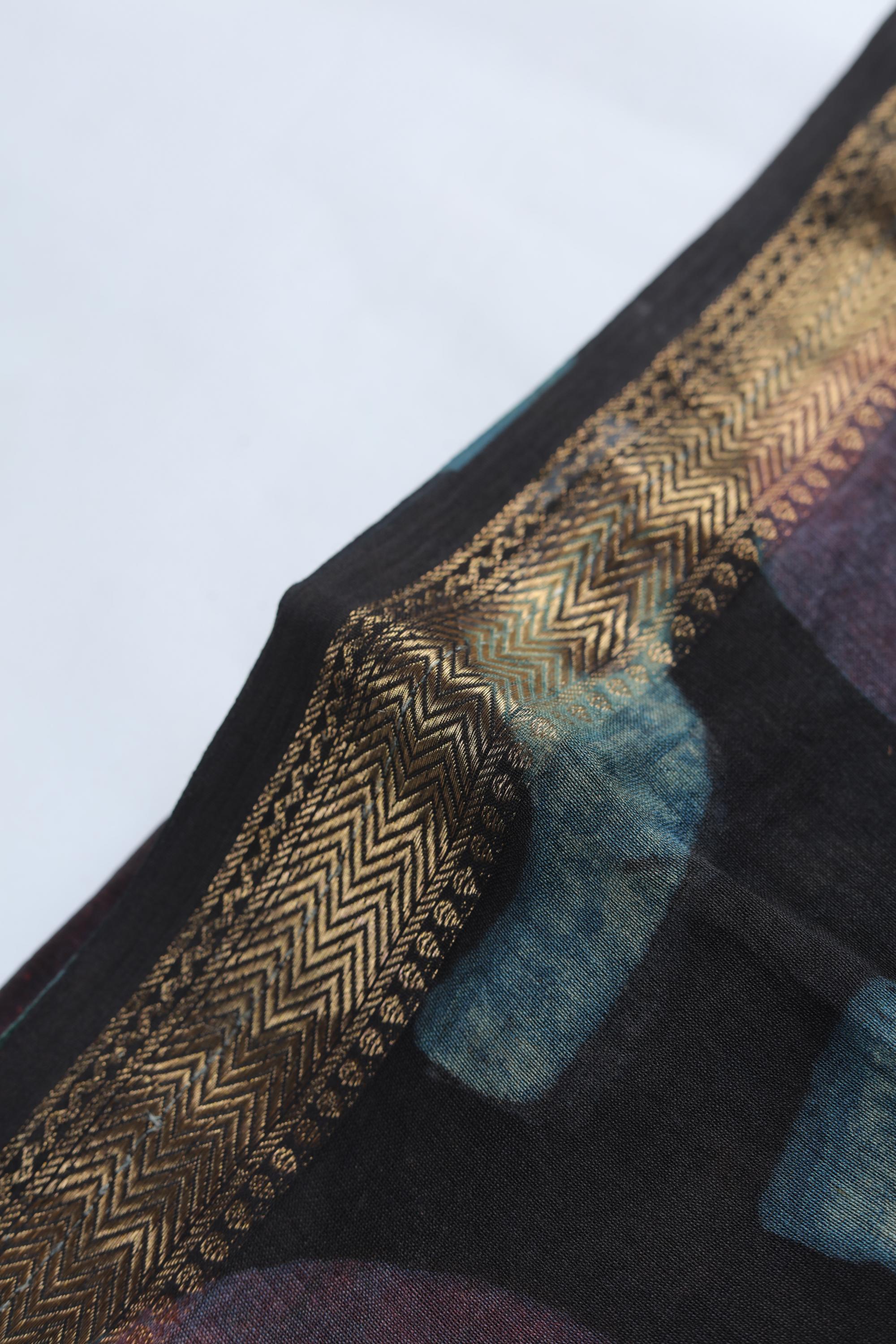 Chanderi 3 Piece Unstitched Suit Set – Traditional Weave-352