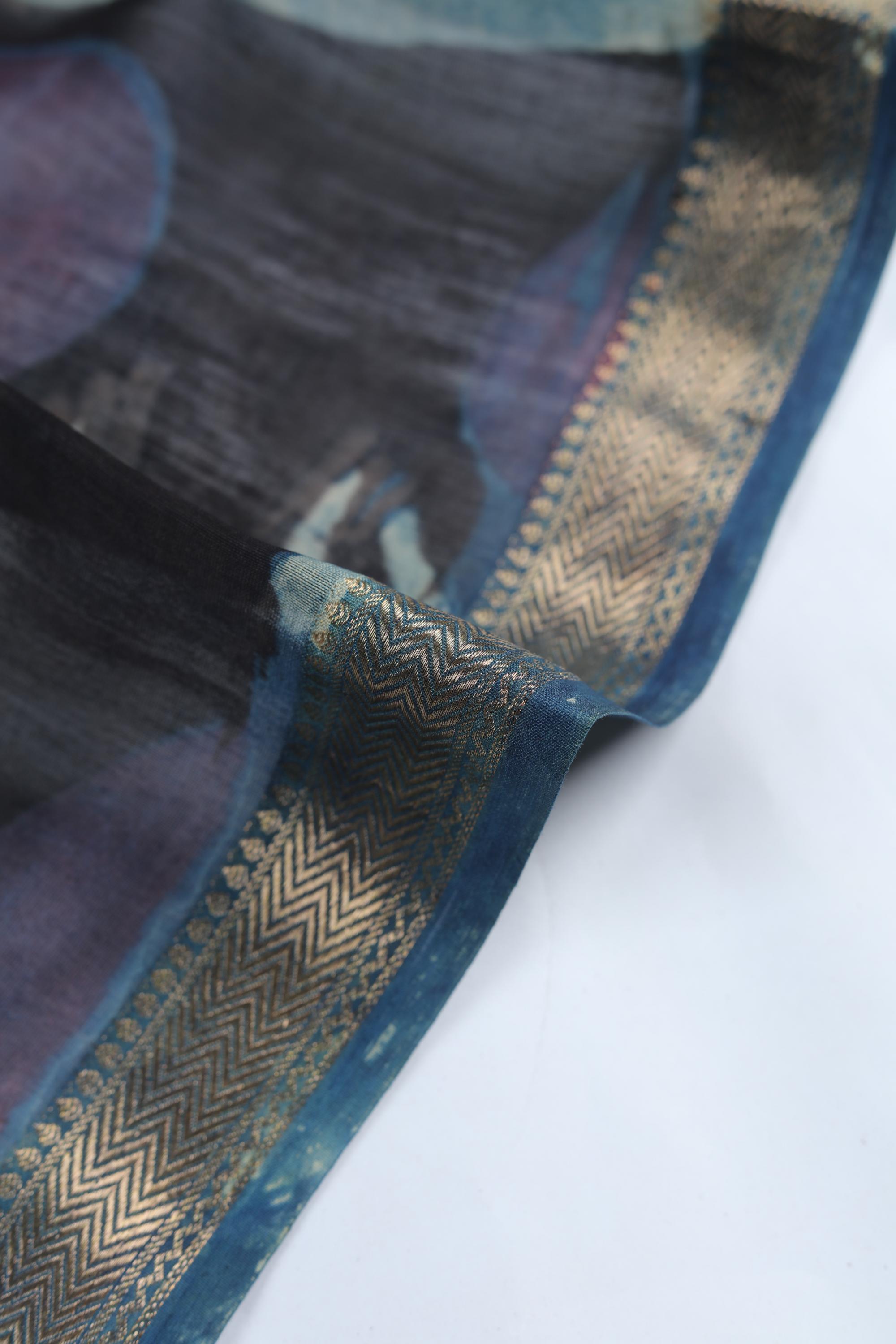 Chanderi 3 Piece Unstitched Suit Set – Traditional Weave-352